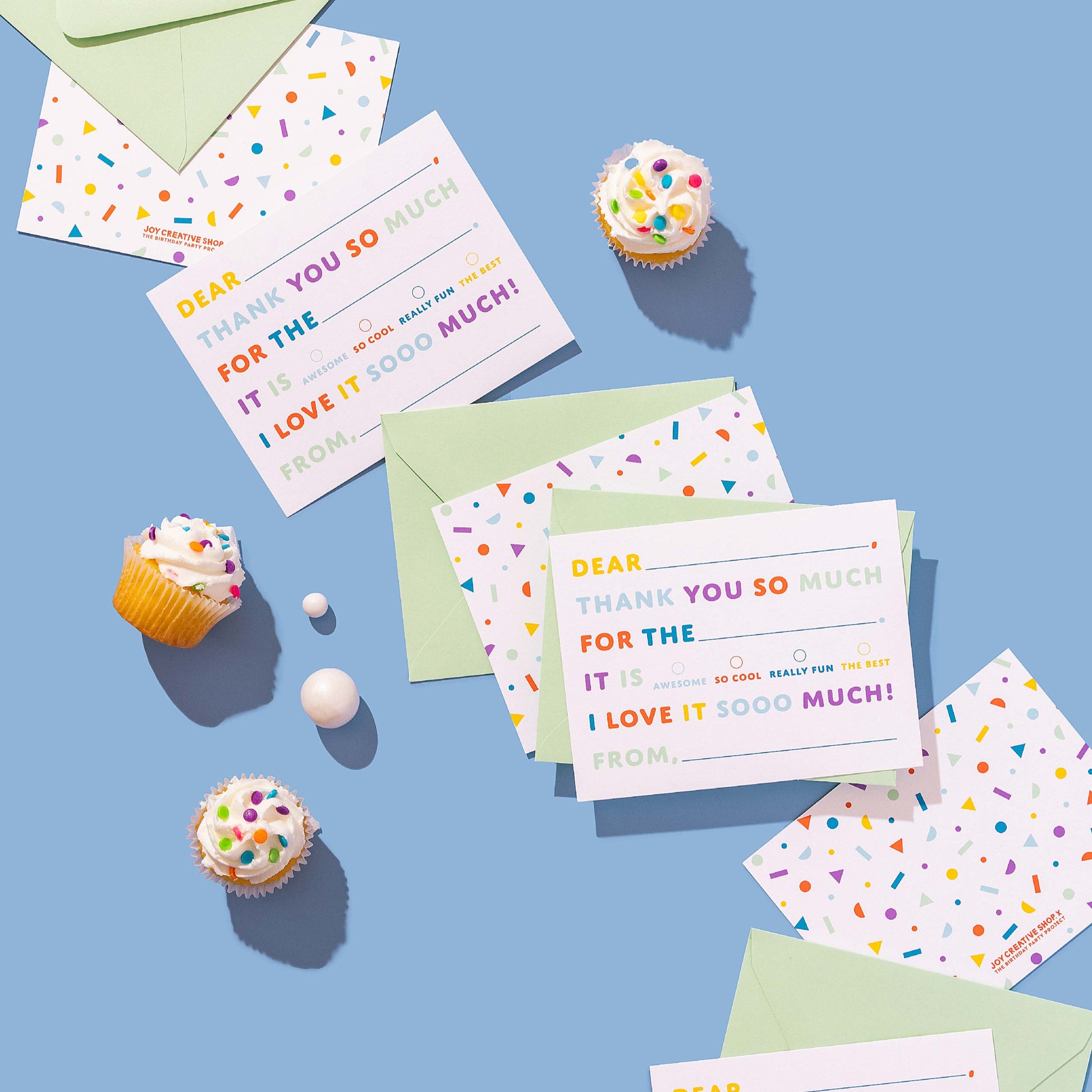 Kids Fill In Thank You Notes - The Birthday Party Project