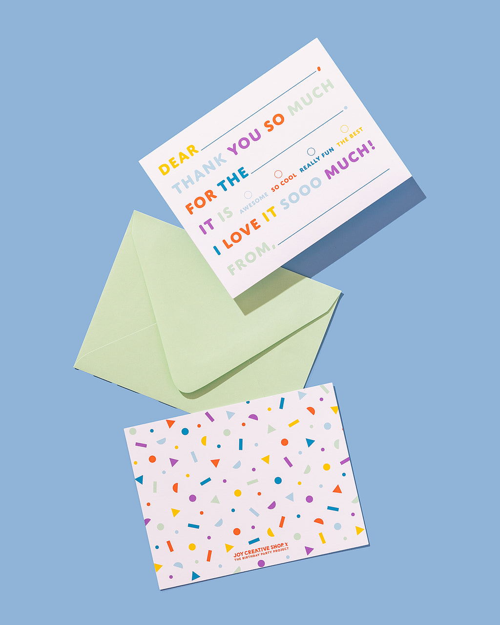 Kids Fill In Thank You Notes - The Birthday Party Project