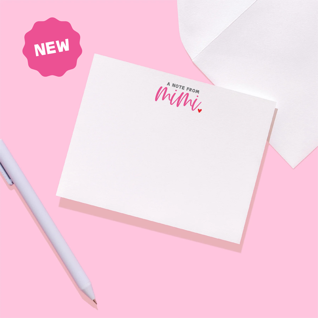 A Note From Personalized Stationery