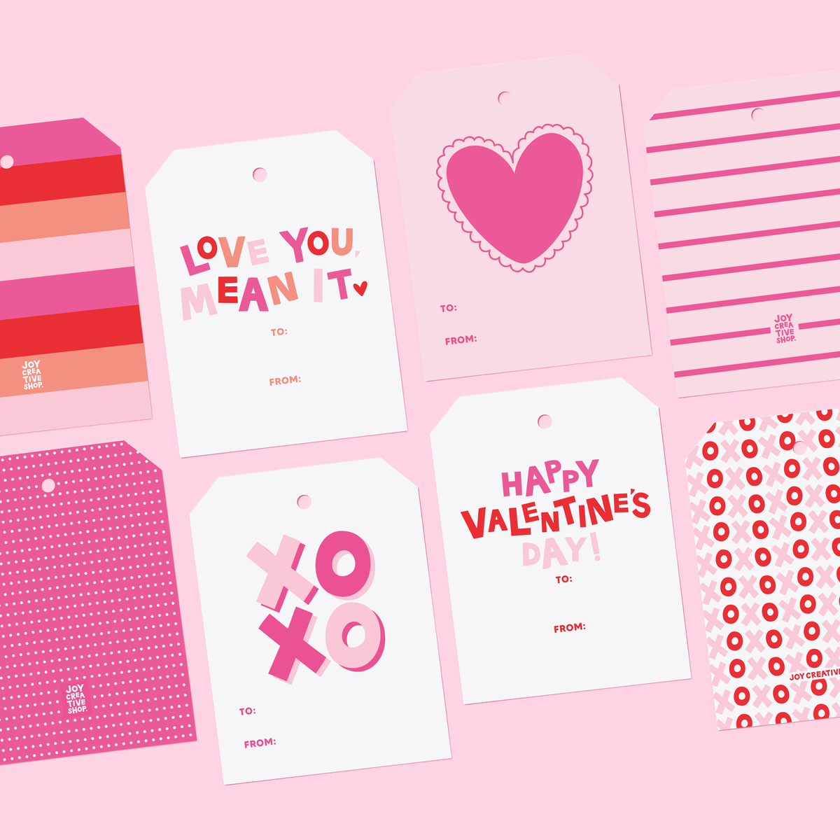 Mini Bag of Tags - Valentine&#39;s Day