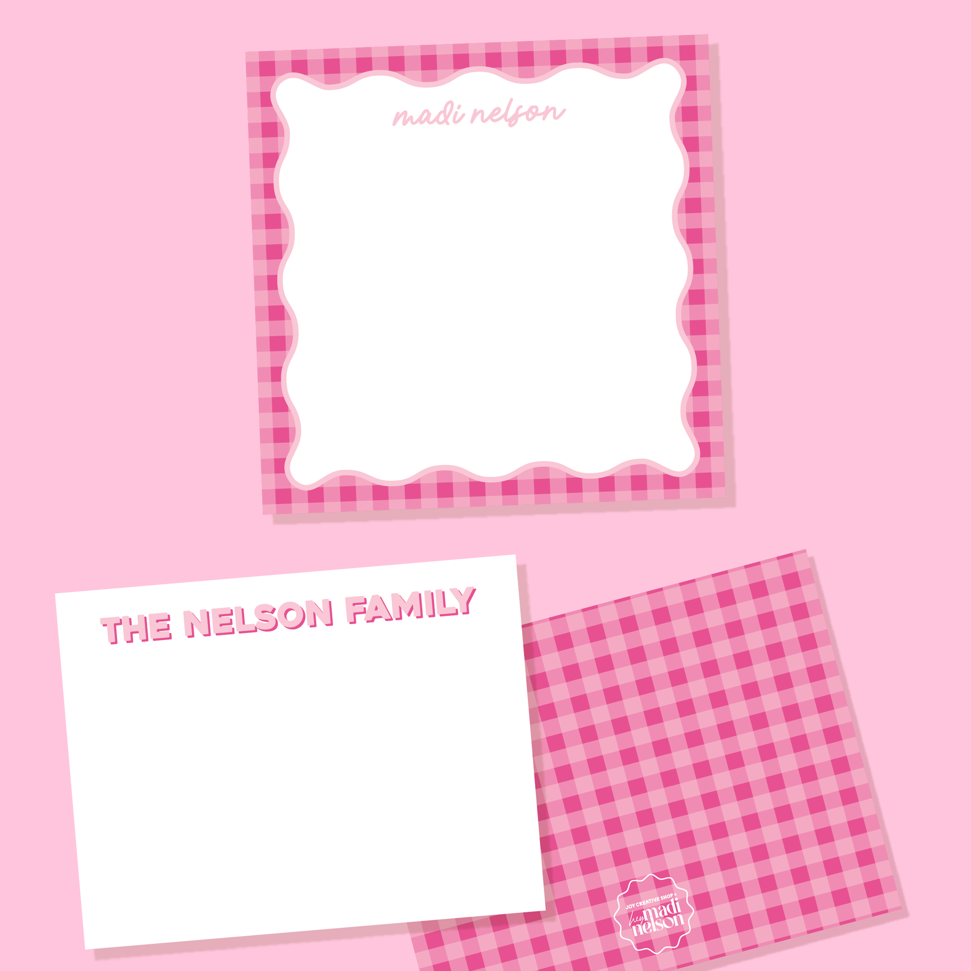 JCS x Madi Nelson Stationery & Notepad Bundle