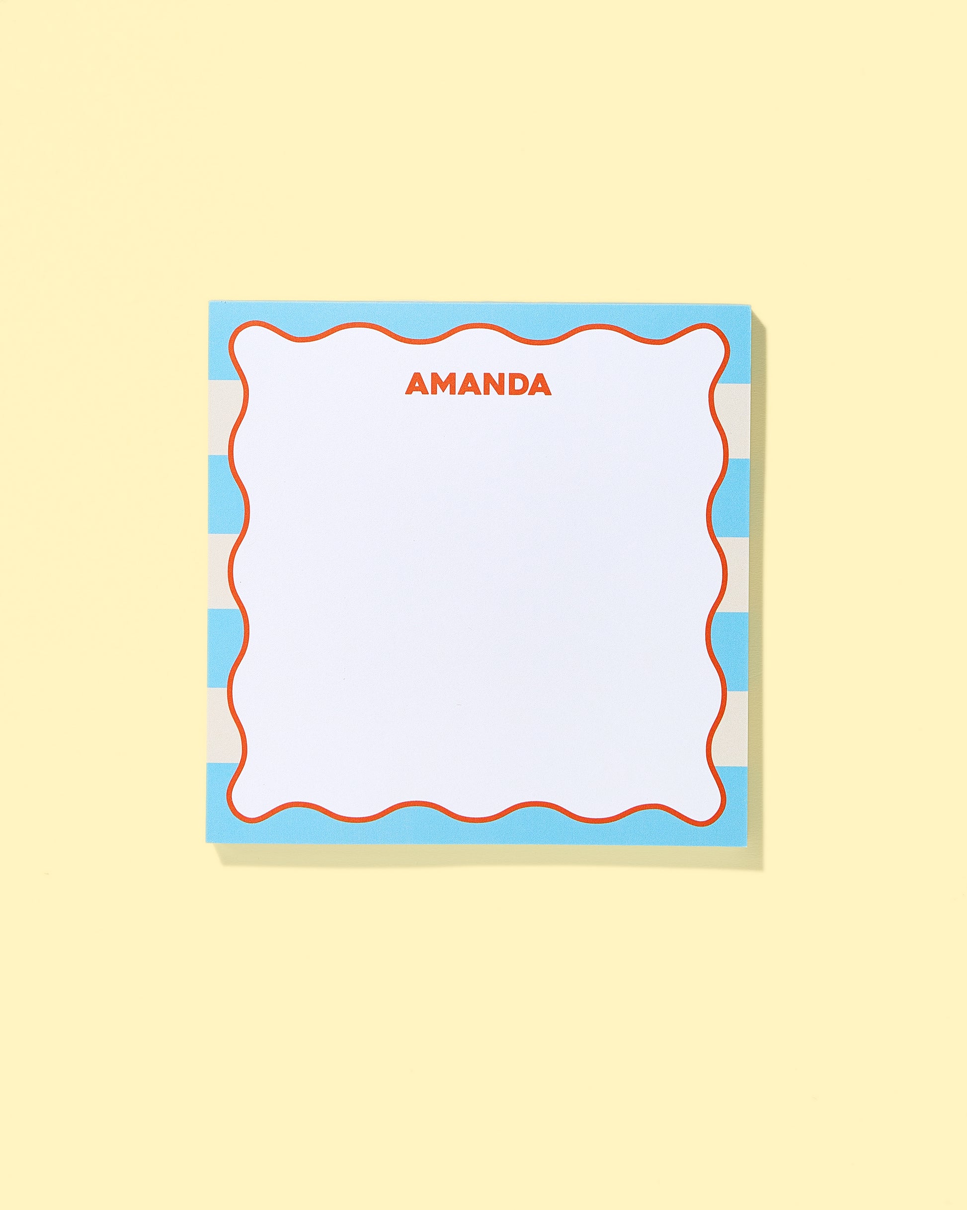 JCS x Sunshine Tienda Wavy Cabana Stripe Notepad