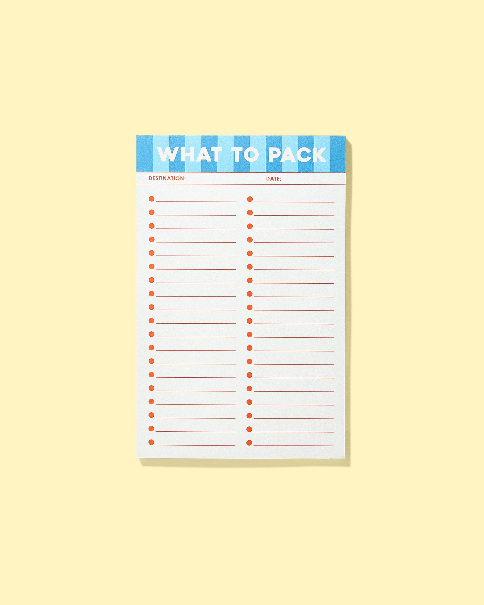 JCS x Sunshine Tienda Packing Notepad