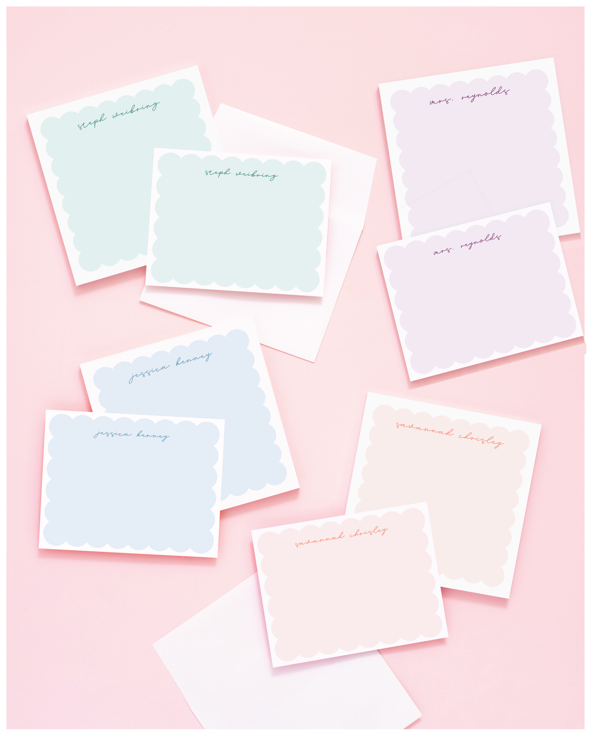 Mother's Day Scallop Personalized Bundle