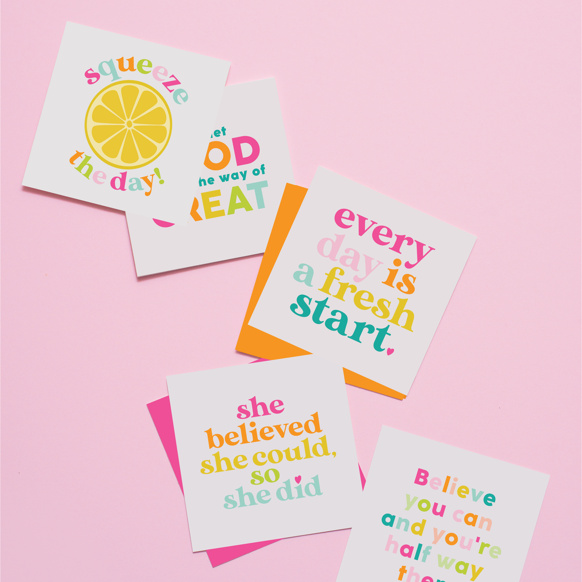 Hello Happiness x JCS Quote Cards with Stand