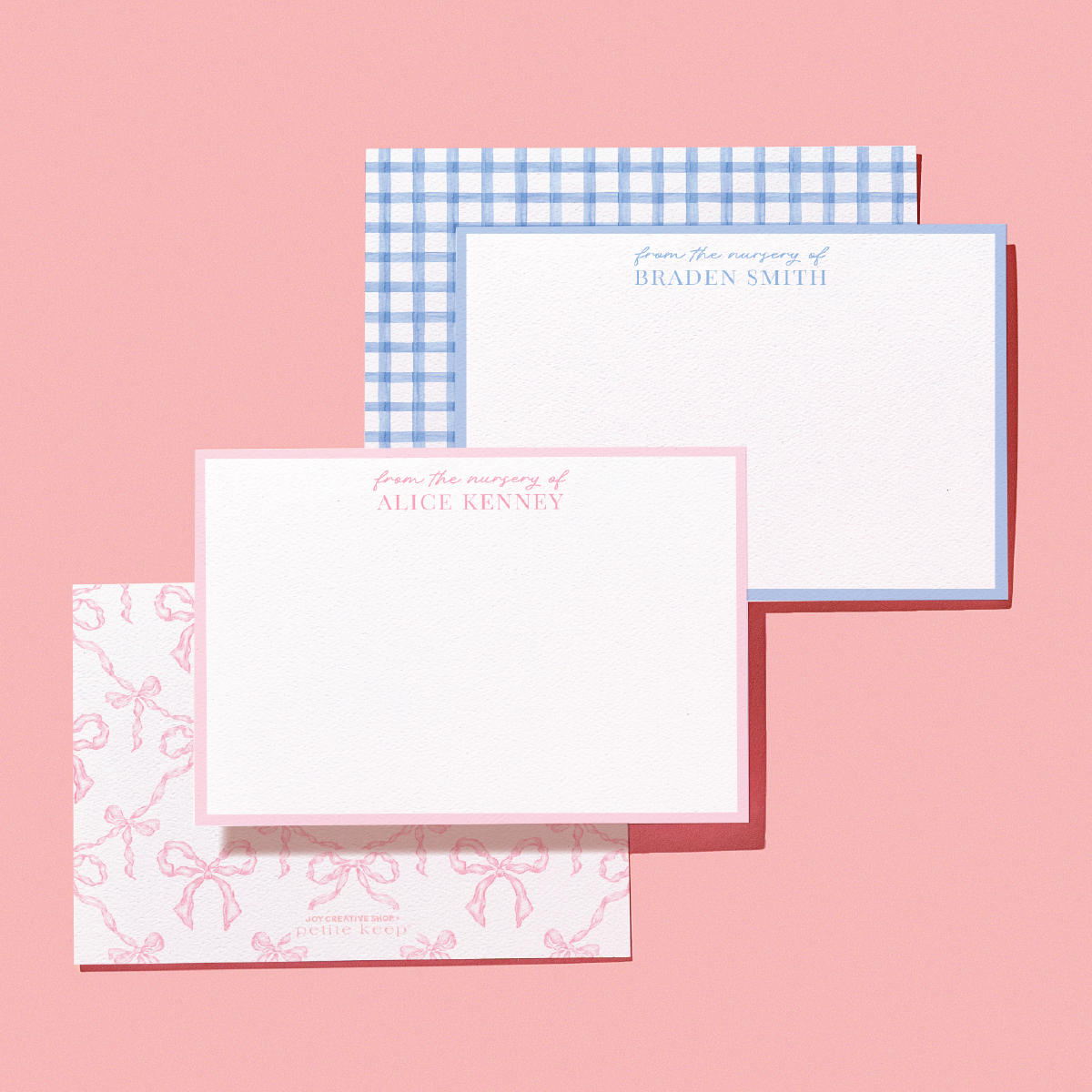 JCS x Petite Keep Baby Stationery