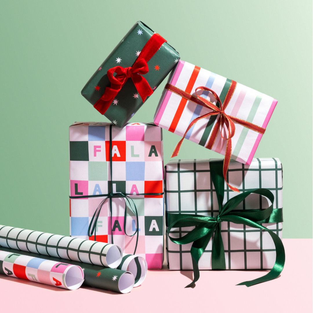 Holiday Gift Wrap Sheets Assorted Bundle