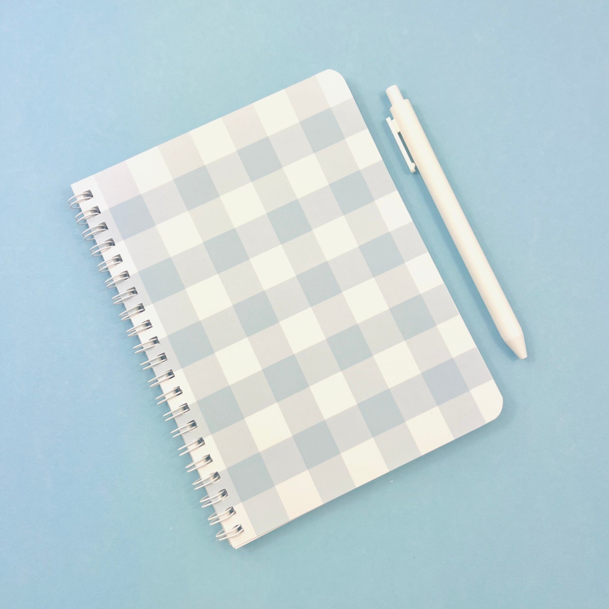 JCS x RR Gingham Spiral Notebook