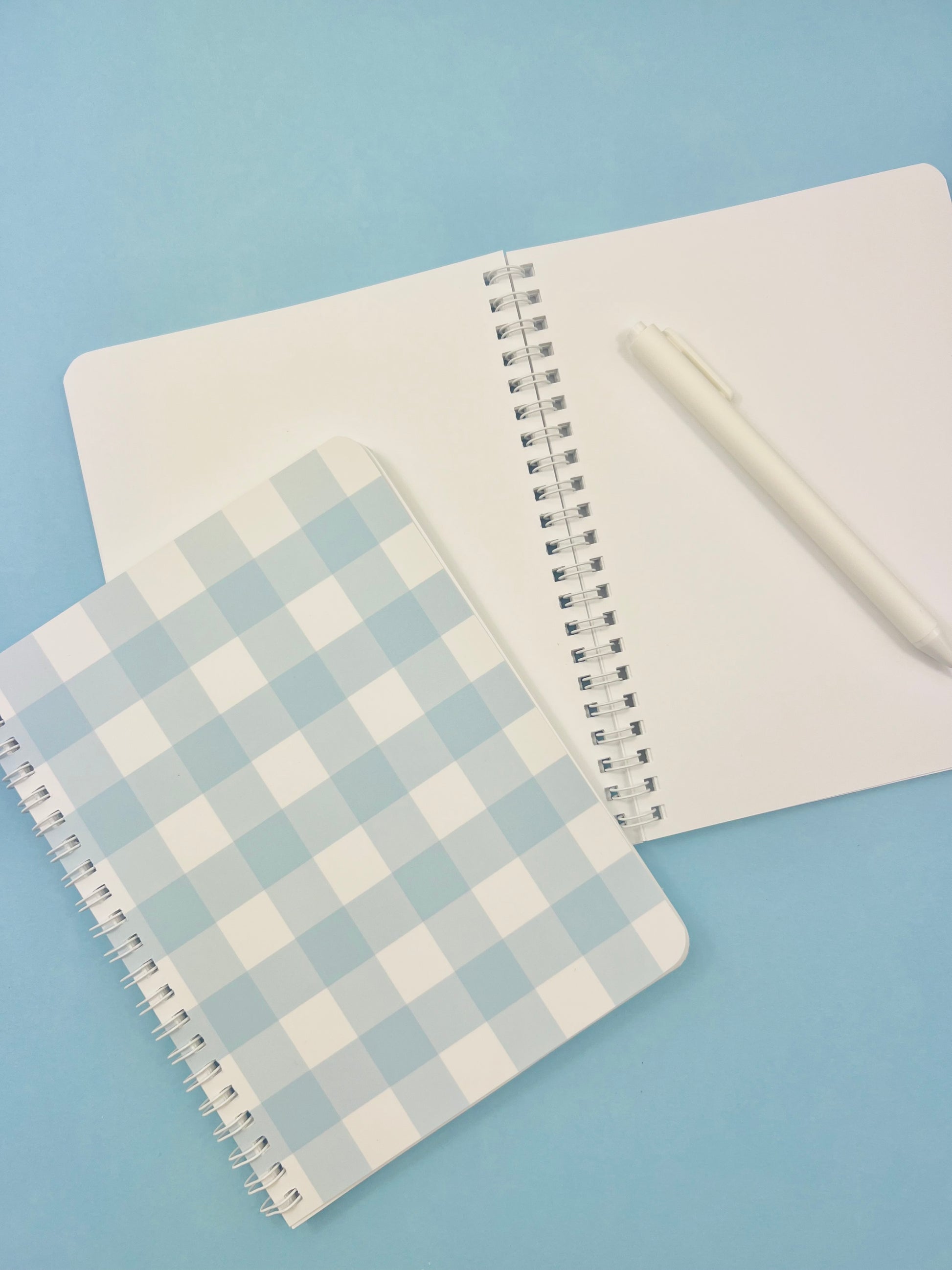 JCS x RR Gingham Spiral Notebook