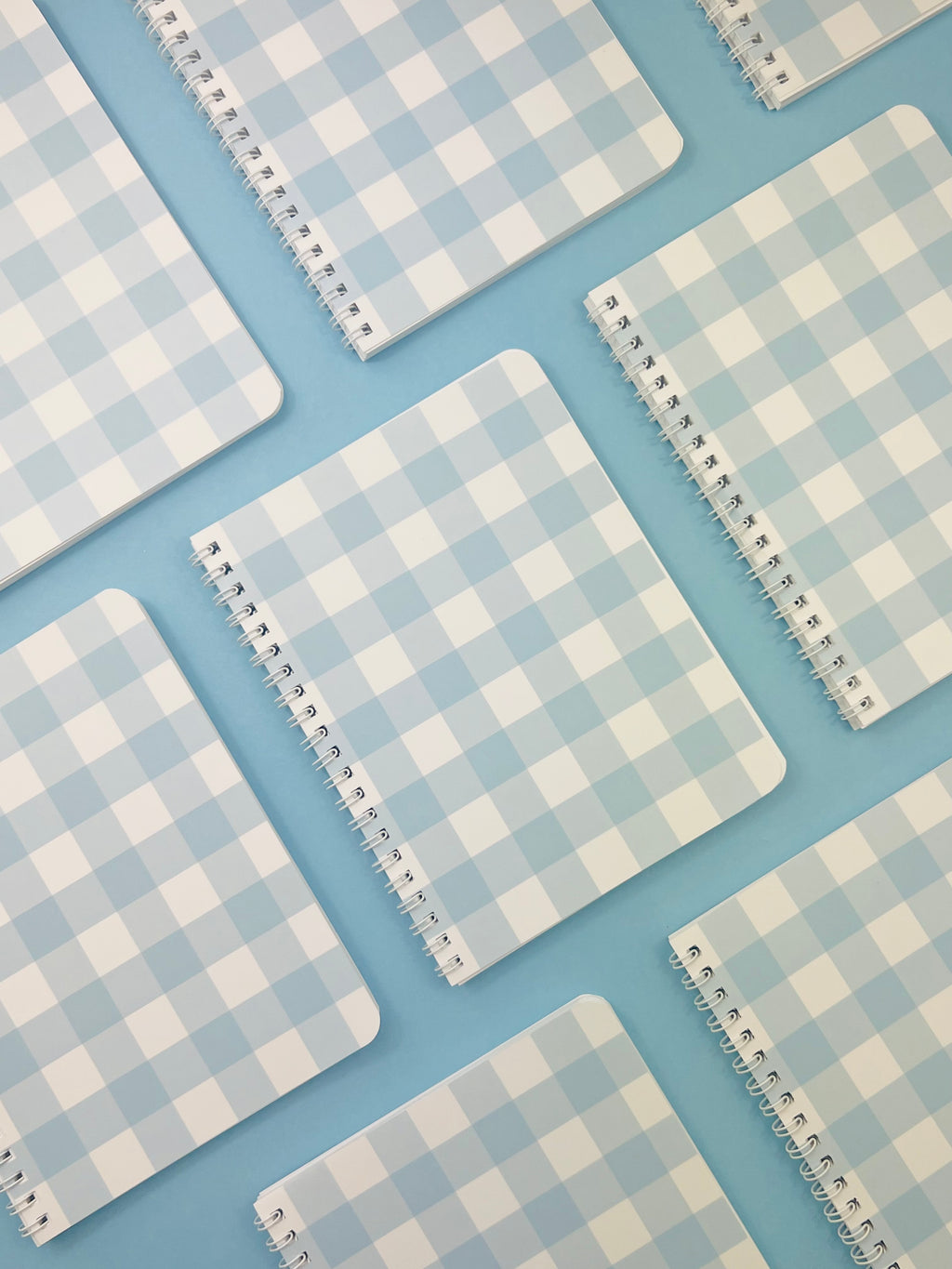 JCS x RR Gingham Spiral Notebook