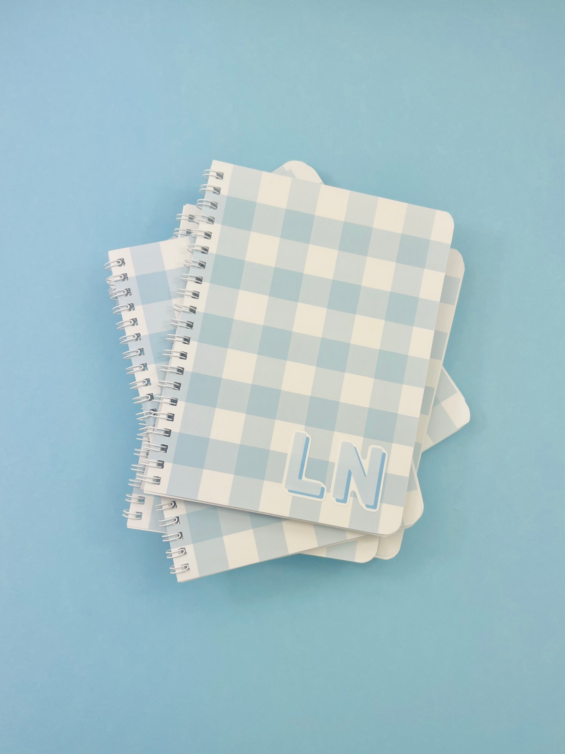 JCS x RR Gingham Spiral Notebook