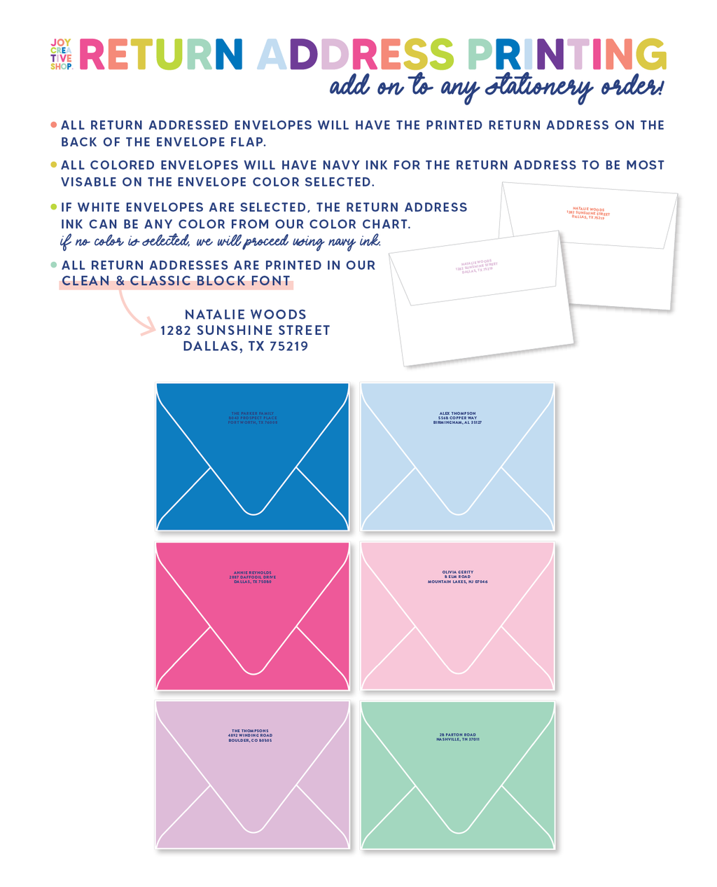 Modern Classics Monogram Personalized Stationery