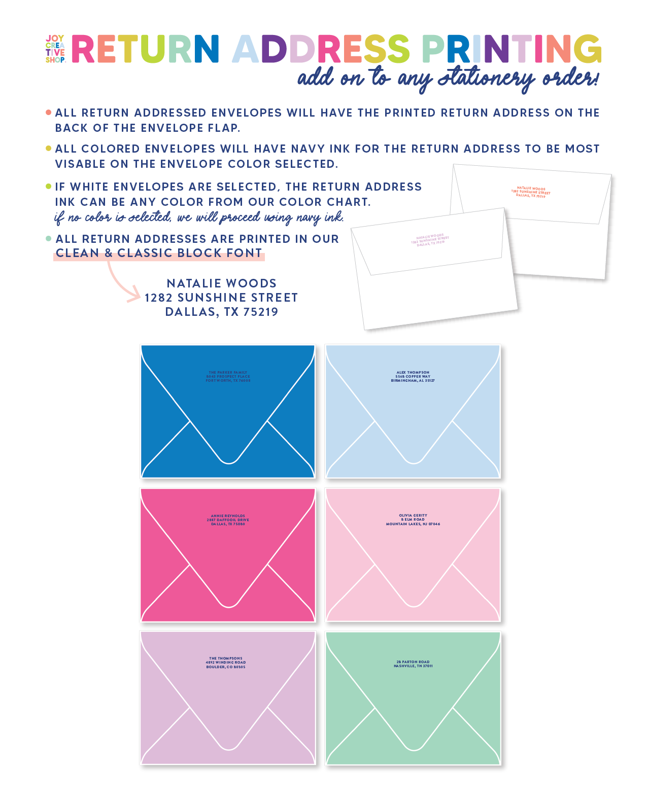 Modern Classics Monogram Personalized Stationery