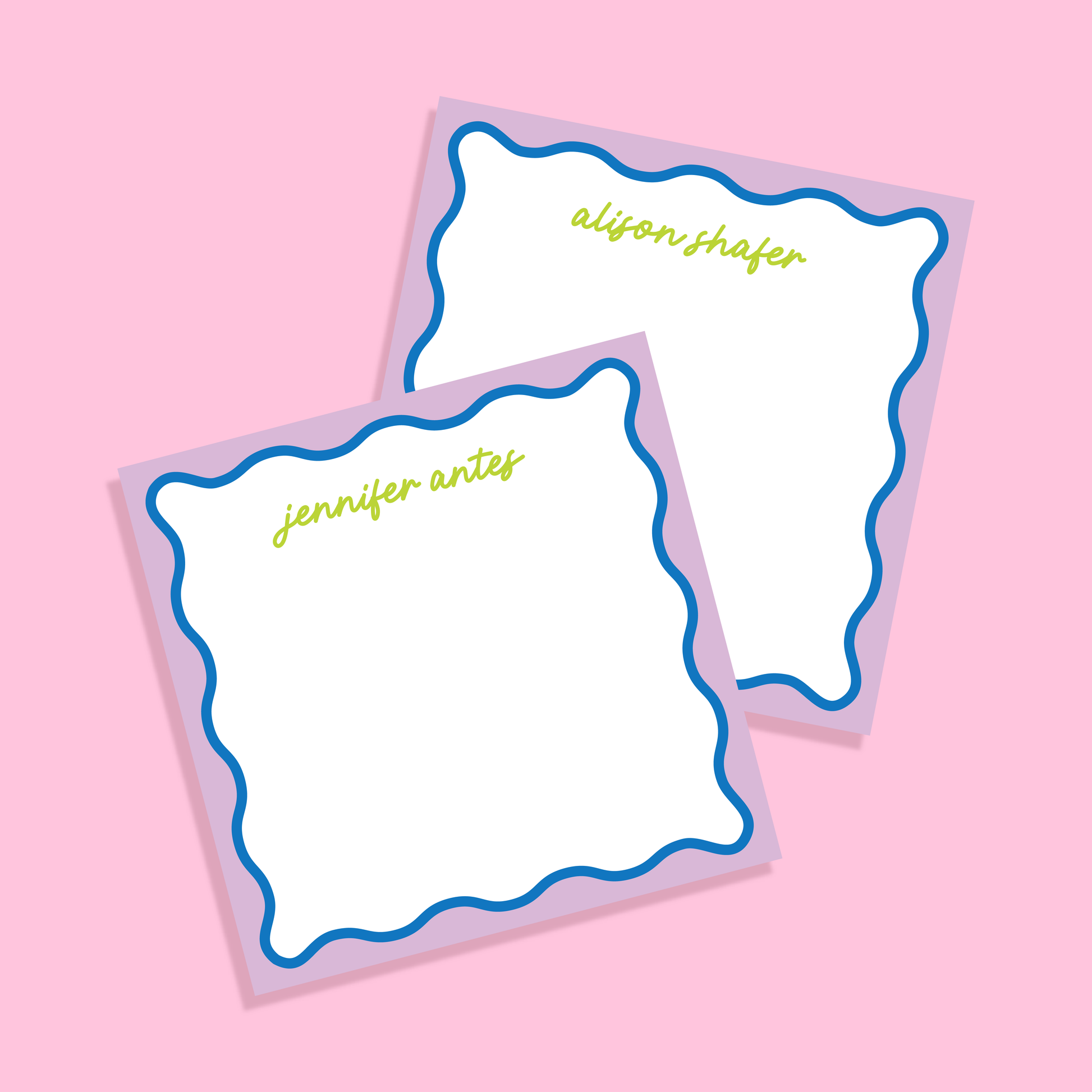 Summer Fun Wavy Personalized Notepad