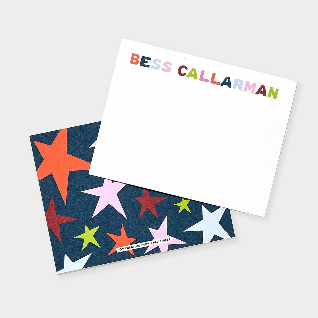 JCS x Allie+Bess Personalized Stationery