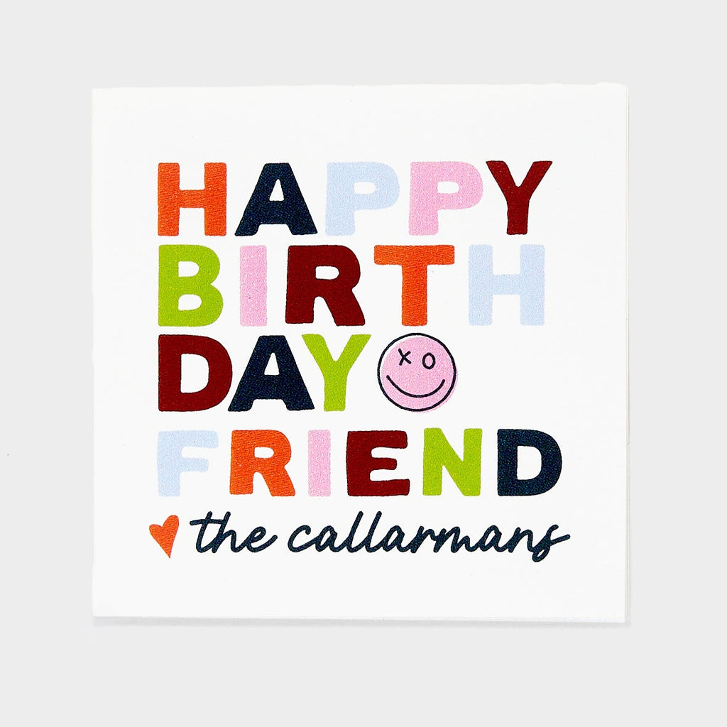 JCS x Allie+Bess Personalized Birthday Stickers