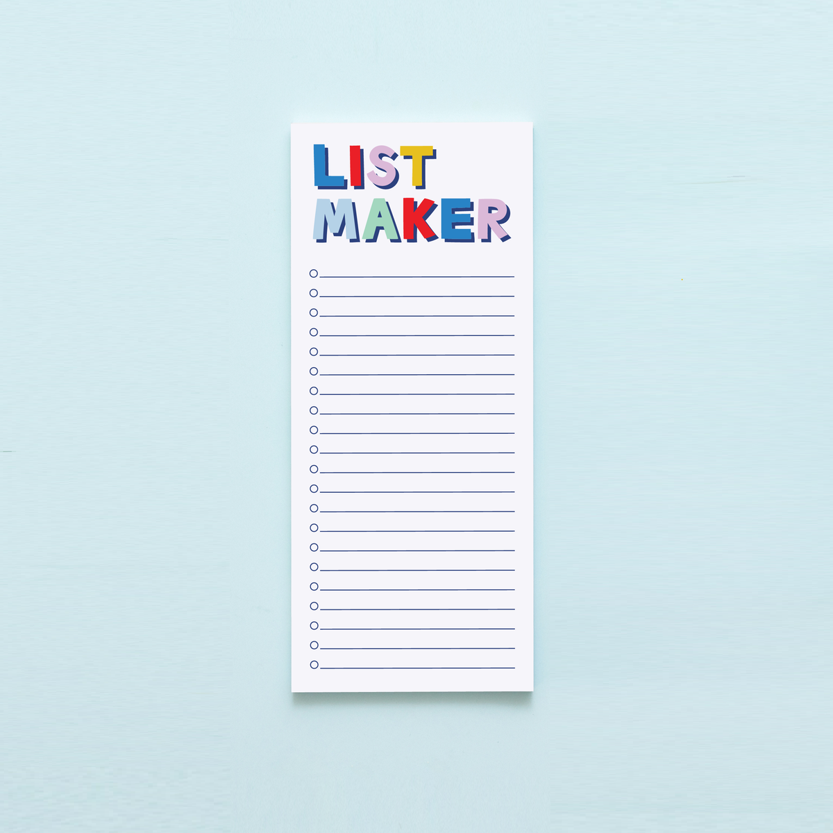 List Maker Notepad - Teacher Edition