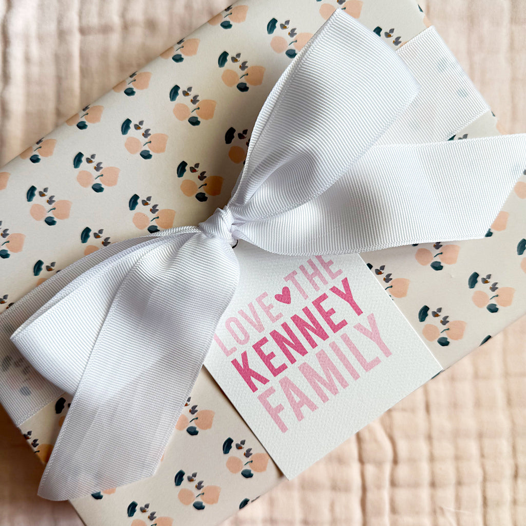 Family Heart Gift Tags
