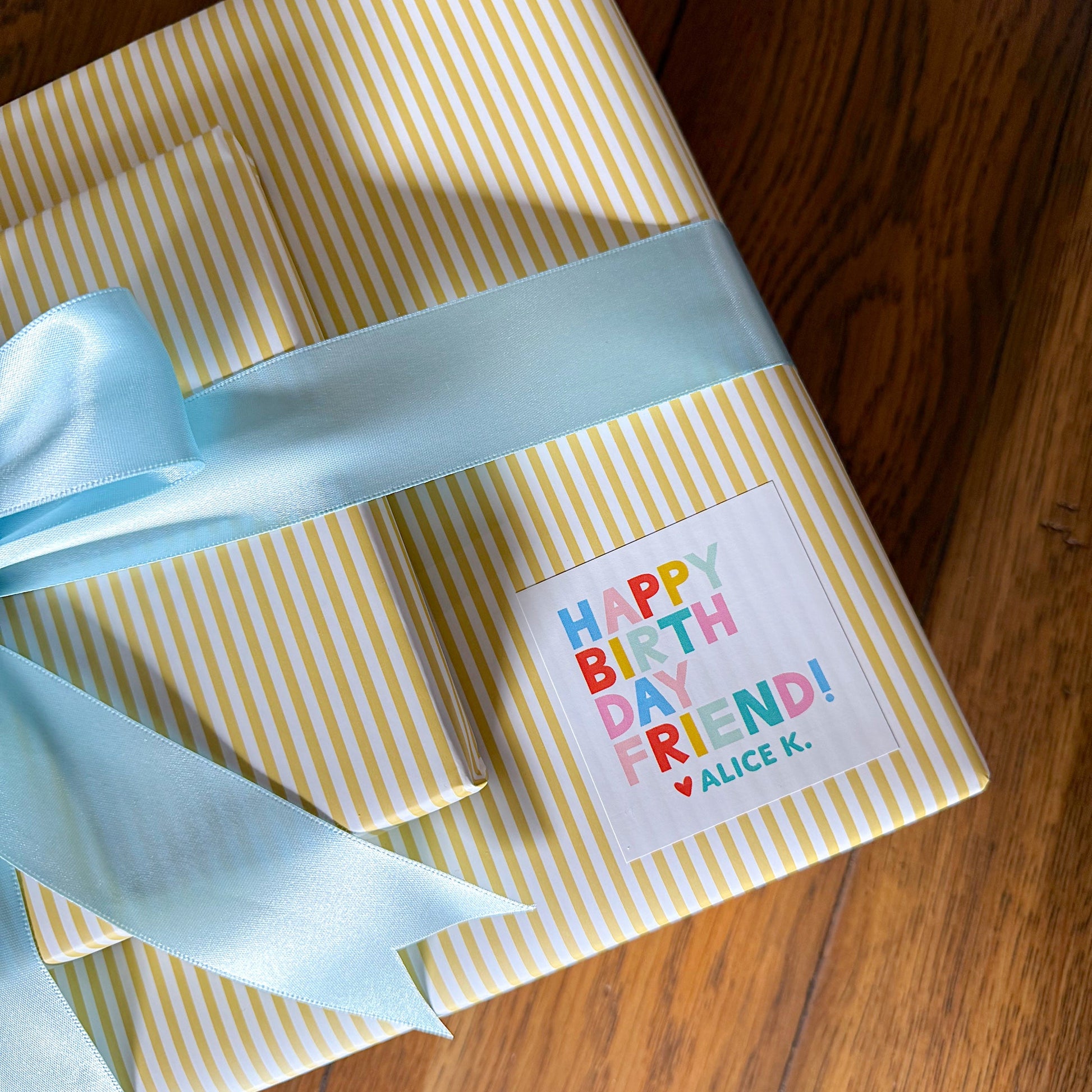 Spring Fling Happy Birthday Stickers