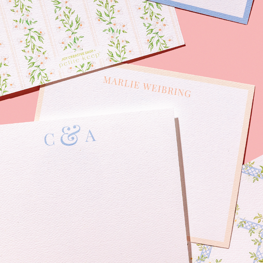 Joy Creative Shop x Petite Keep® Bridal Stationery