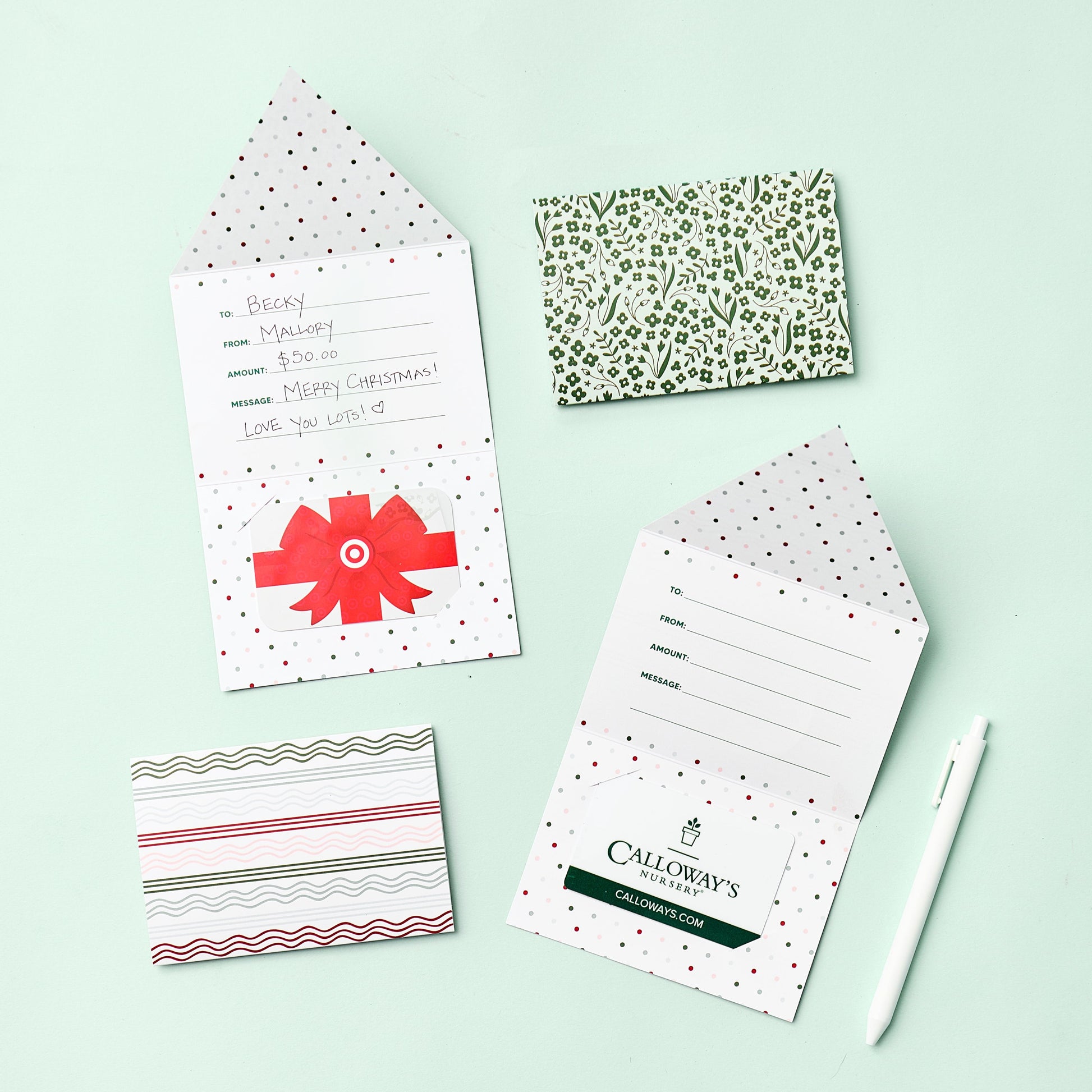 JCS x Sarah Tucker & Molly Boyd Gift Card Holder Set