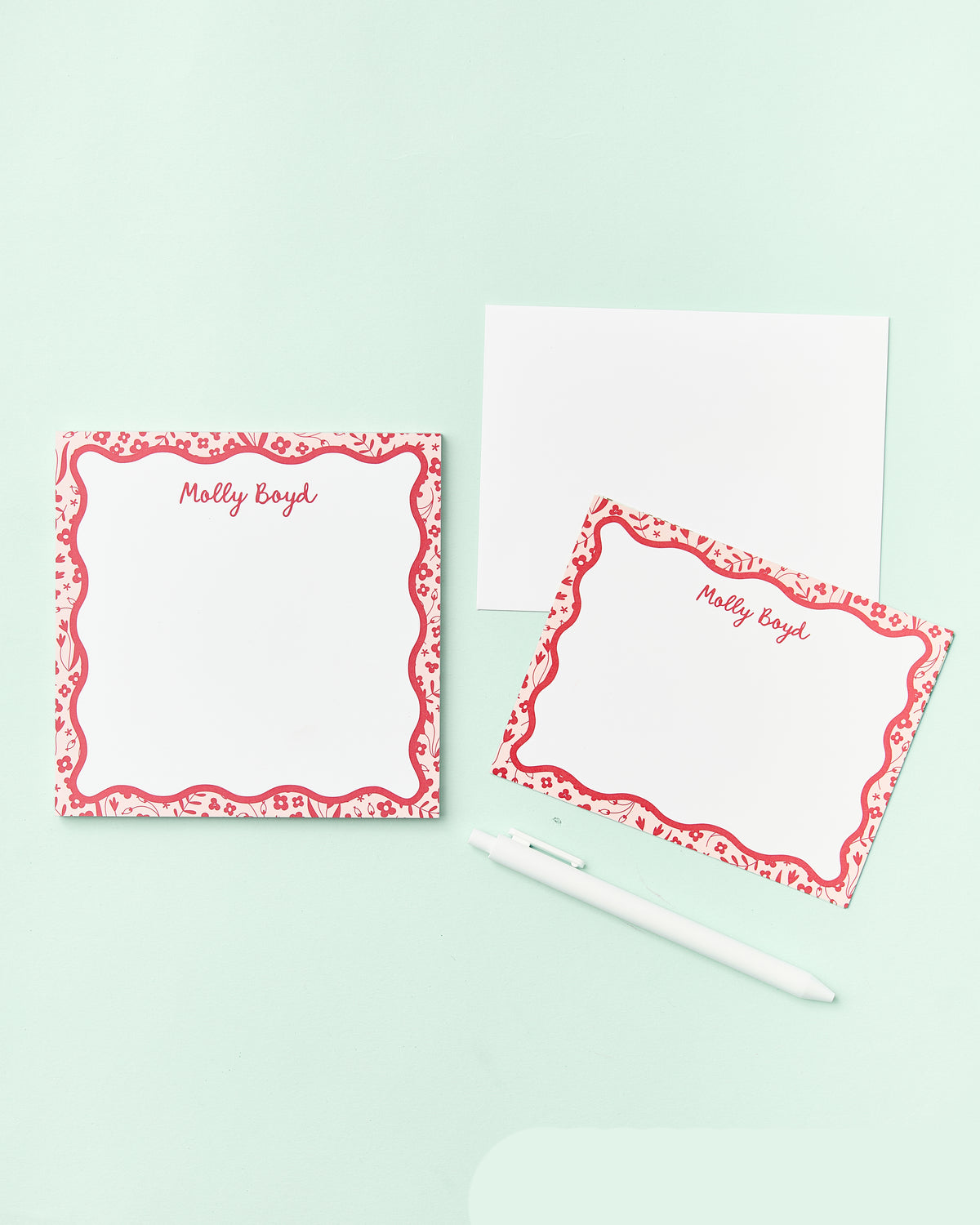 JCS x Sarah Tucker &amp; Molly Boyd Holiday Floral Personalized Stationery