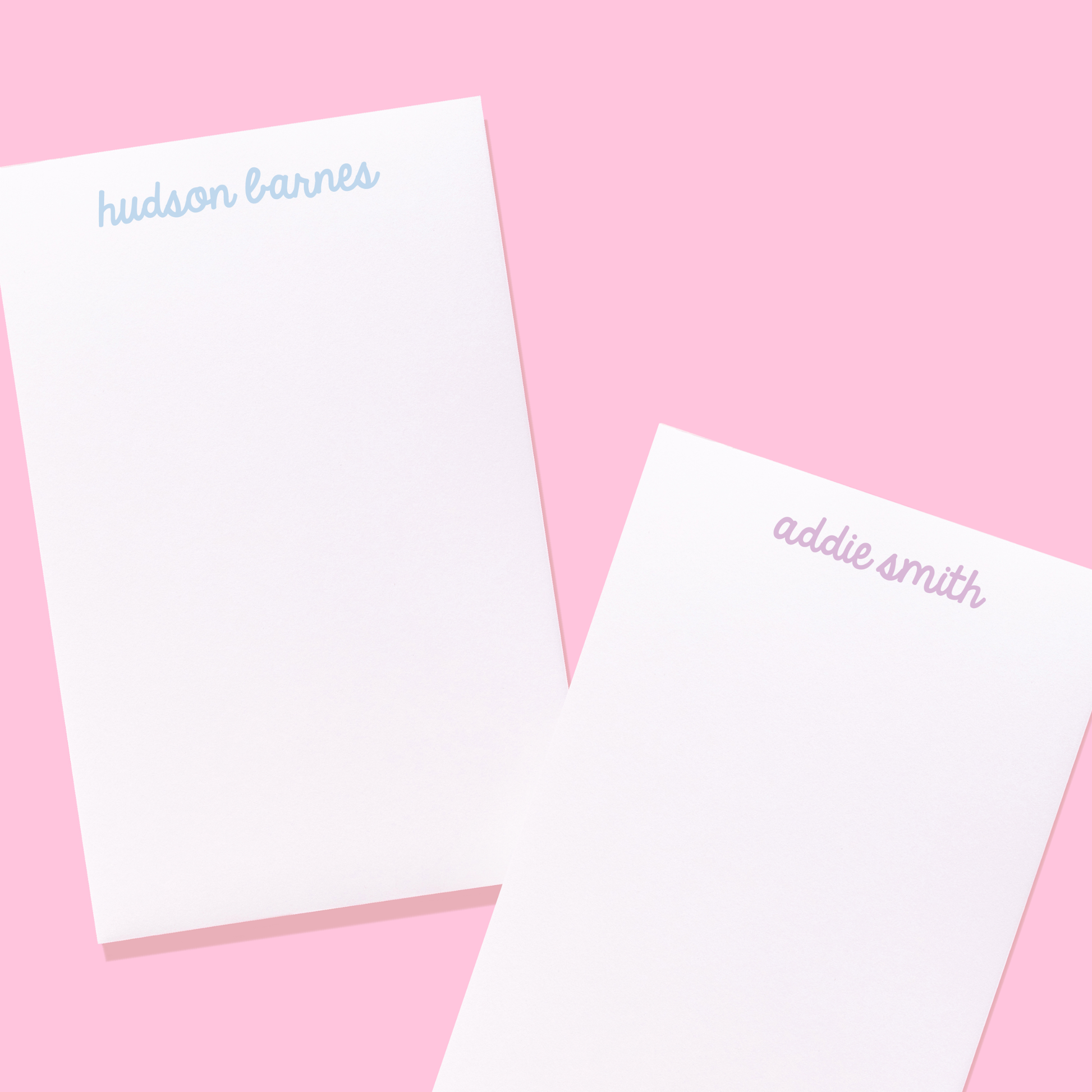 Script Personalized Notepad