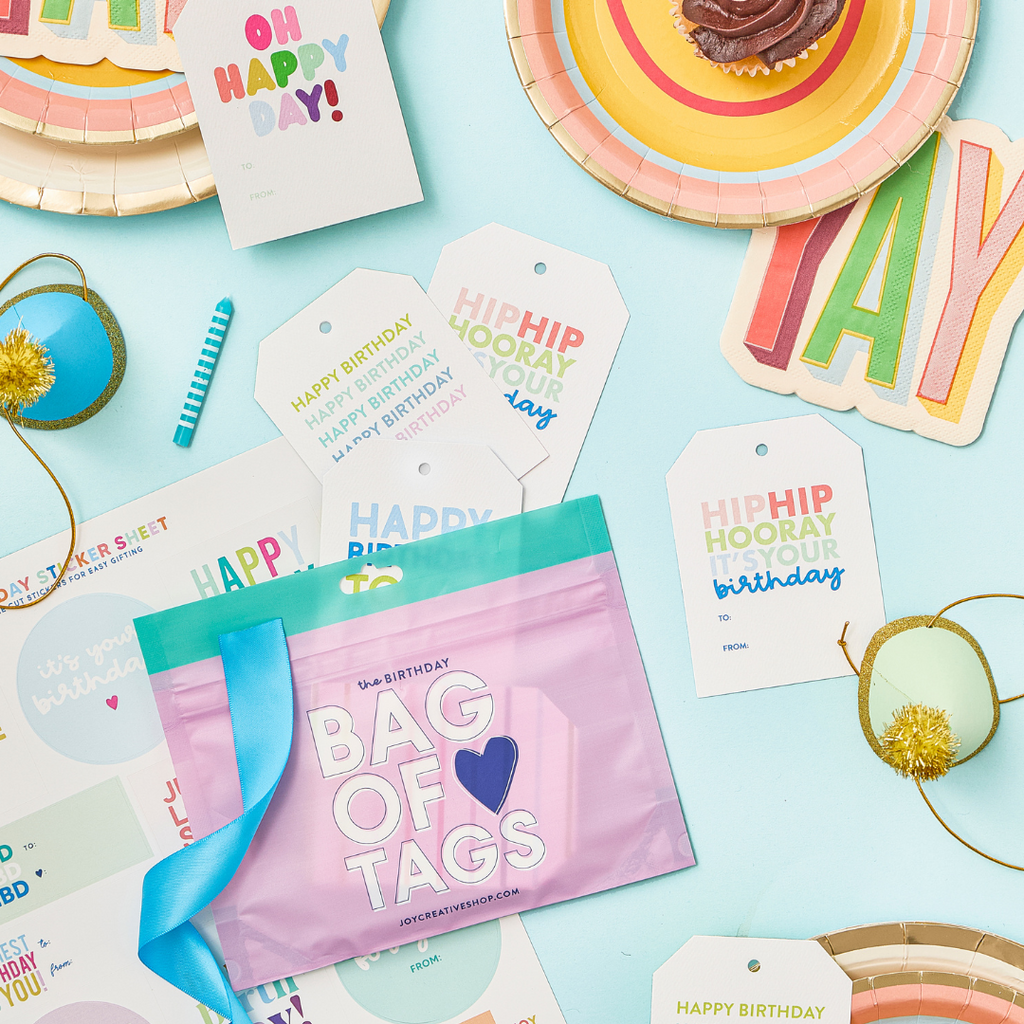 Birthday Bag of Tags