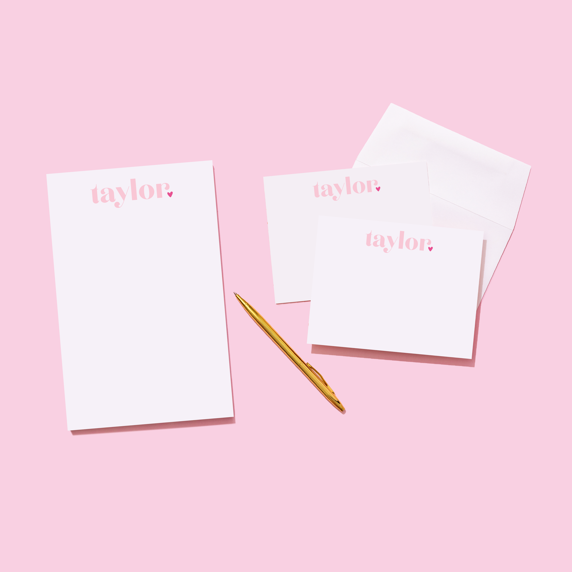 Valentine's Cheerful Heart First Name Personalized Bundle