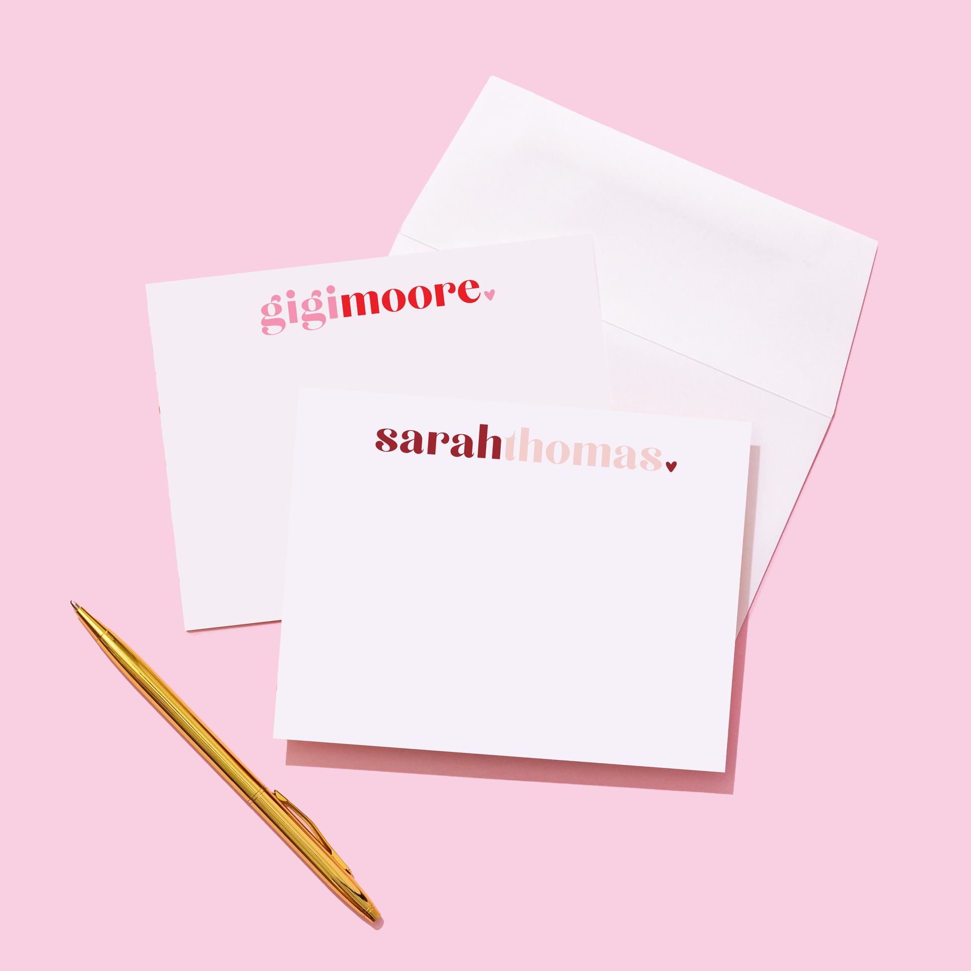 Valentine's Cheerful Heart Personalized Stationery