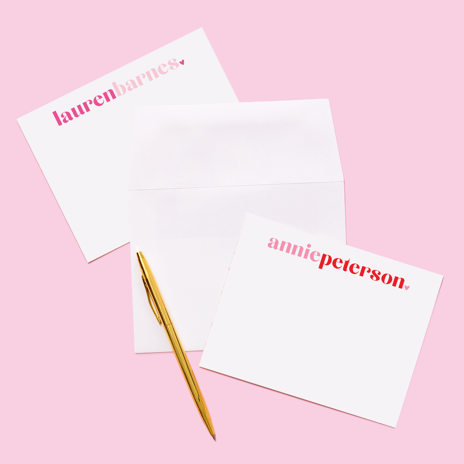 Valentine's Cheerful Heart Personalized Stationery