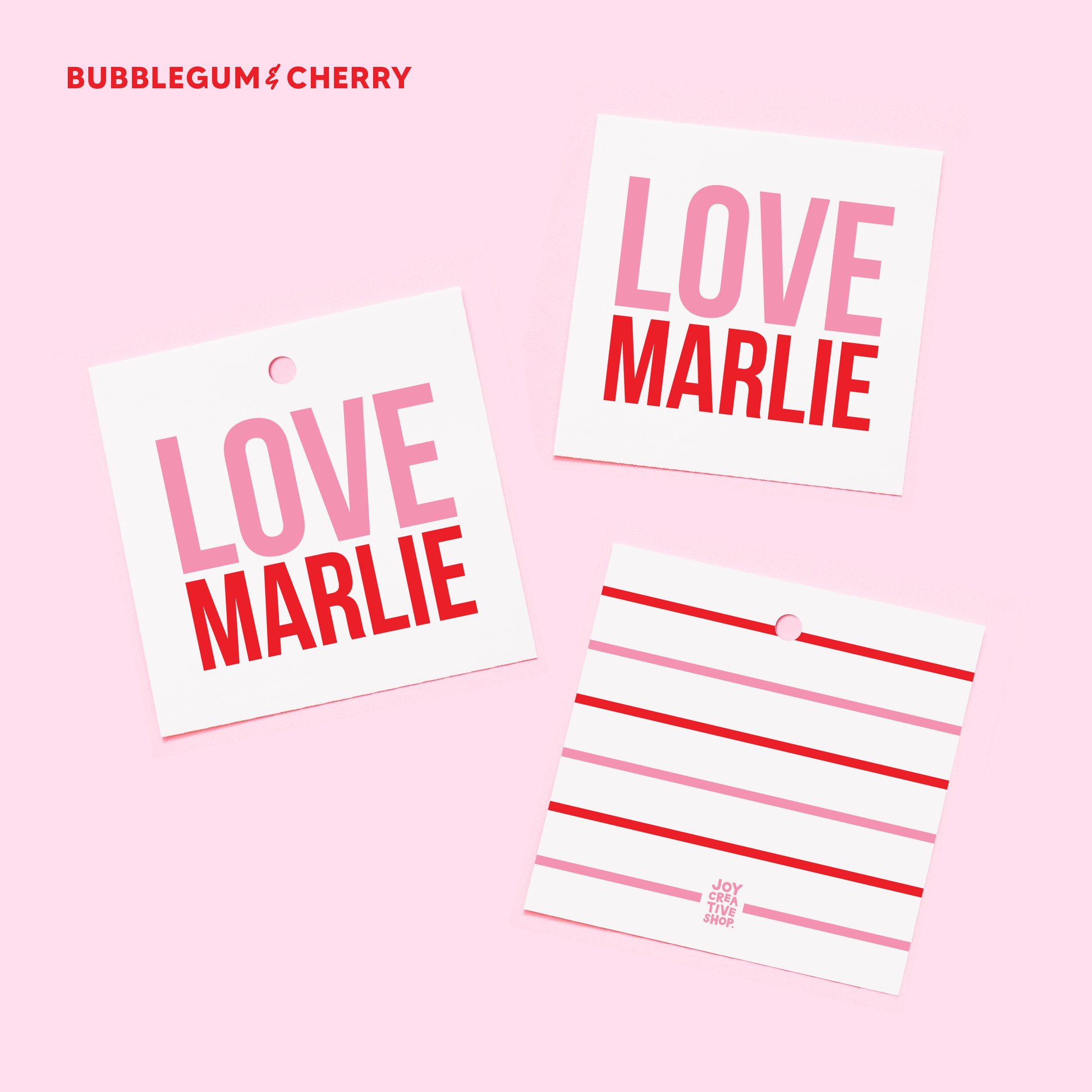 Valentine's Love/From Personalized Gift Tags or Stickers