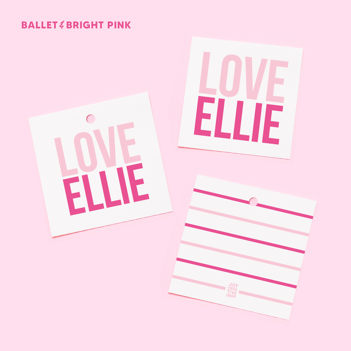 Valentine&#39;s Love/From Personalized Gift Tags or Stickers