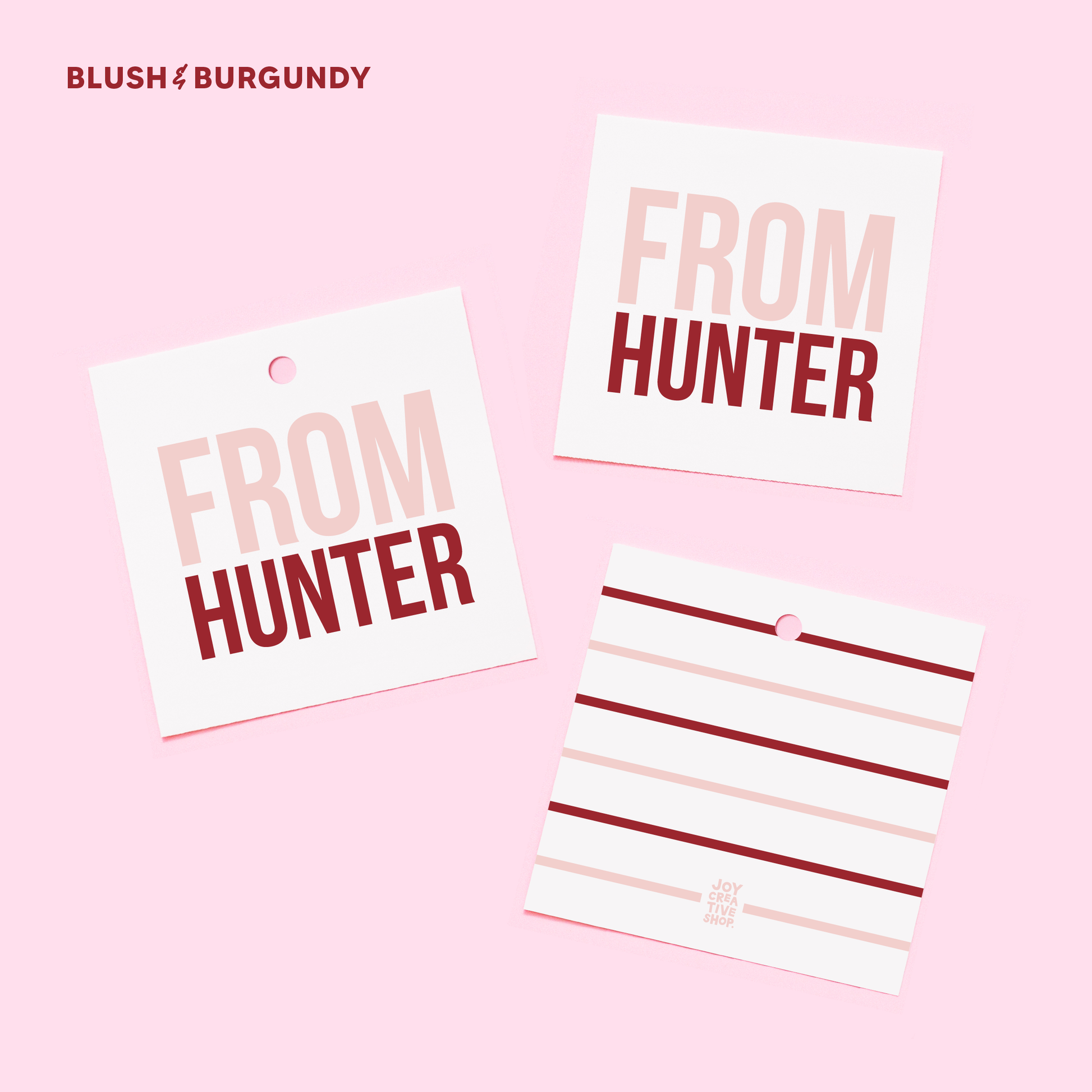 Valentine's Love/From Personalized Gift Tags or Stickers