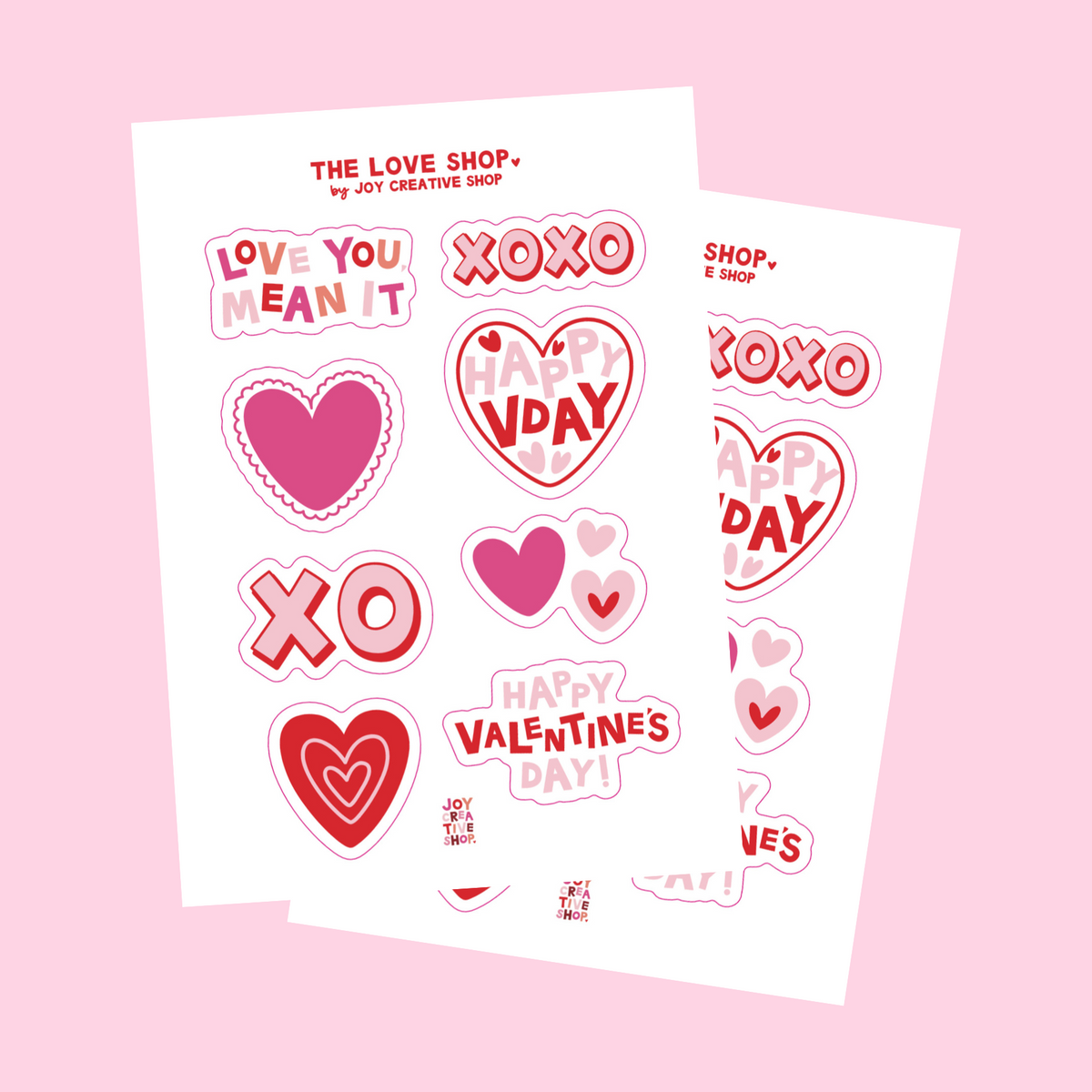 Valentine Sticker Sheet