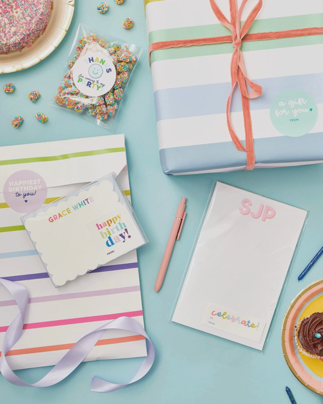 Assorted Birthday Sticker Sheets
