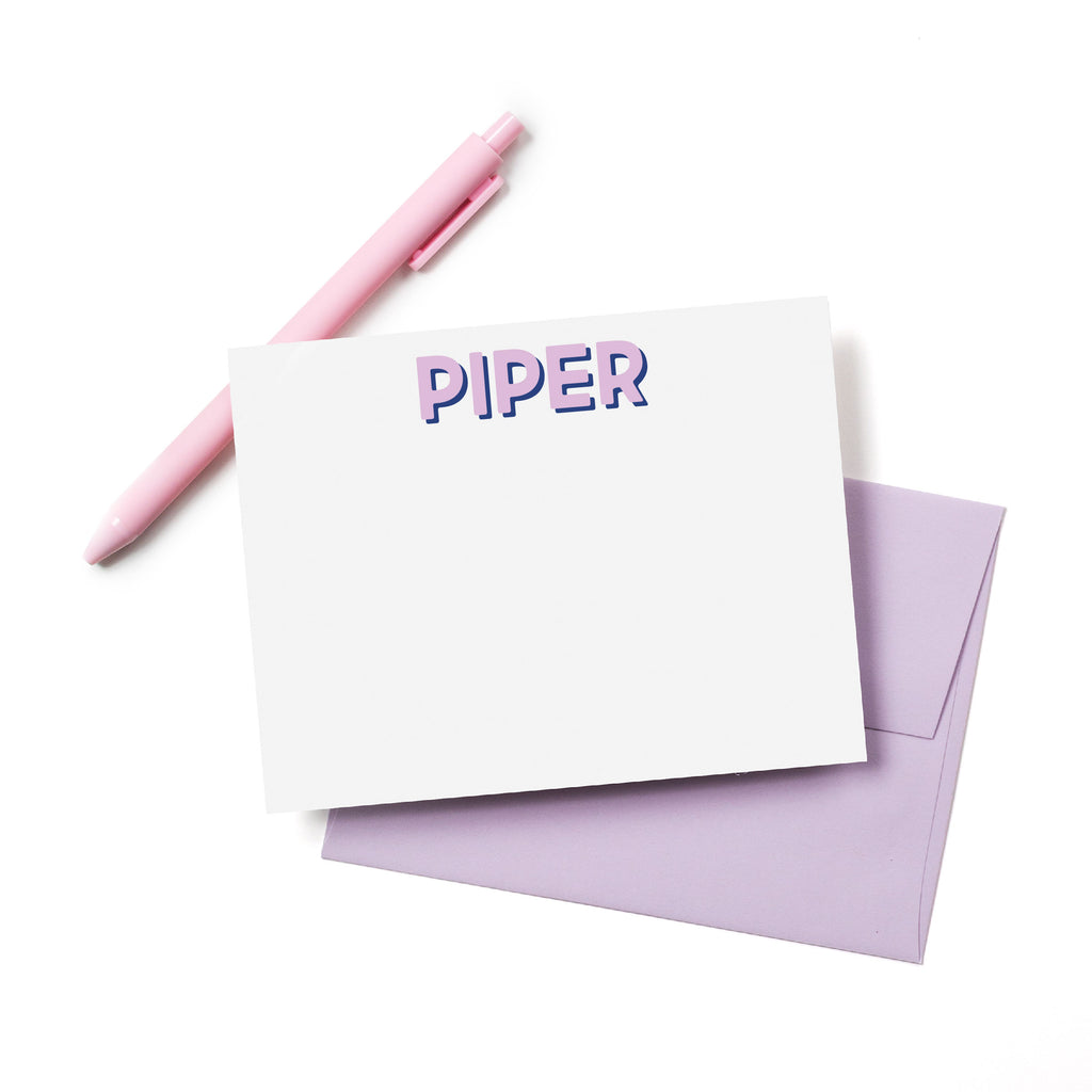 Modern Classics Personalized Stationery - Joy Creative Shop