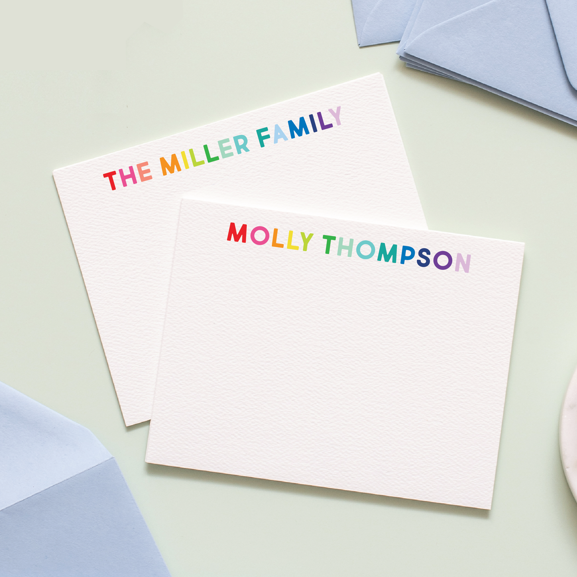 Rainbow Personalized Stationery