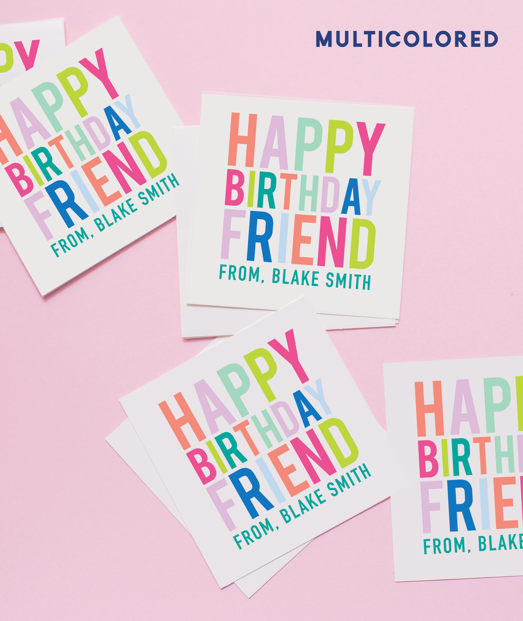 Happy Birthday Friend Stickers