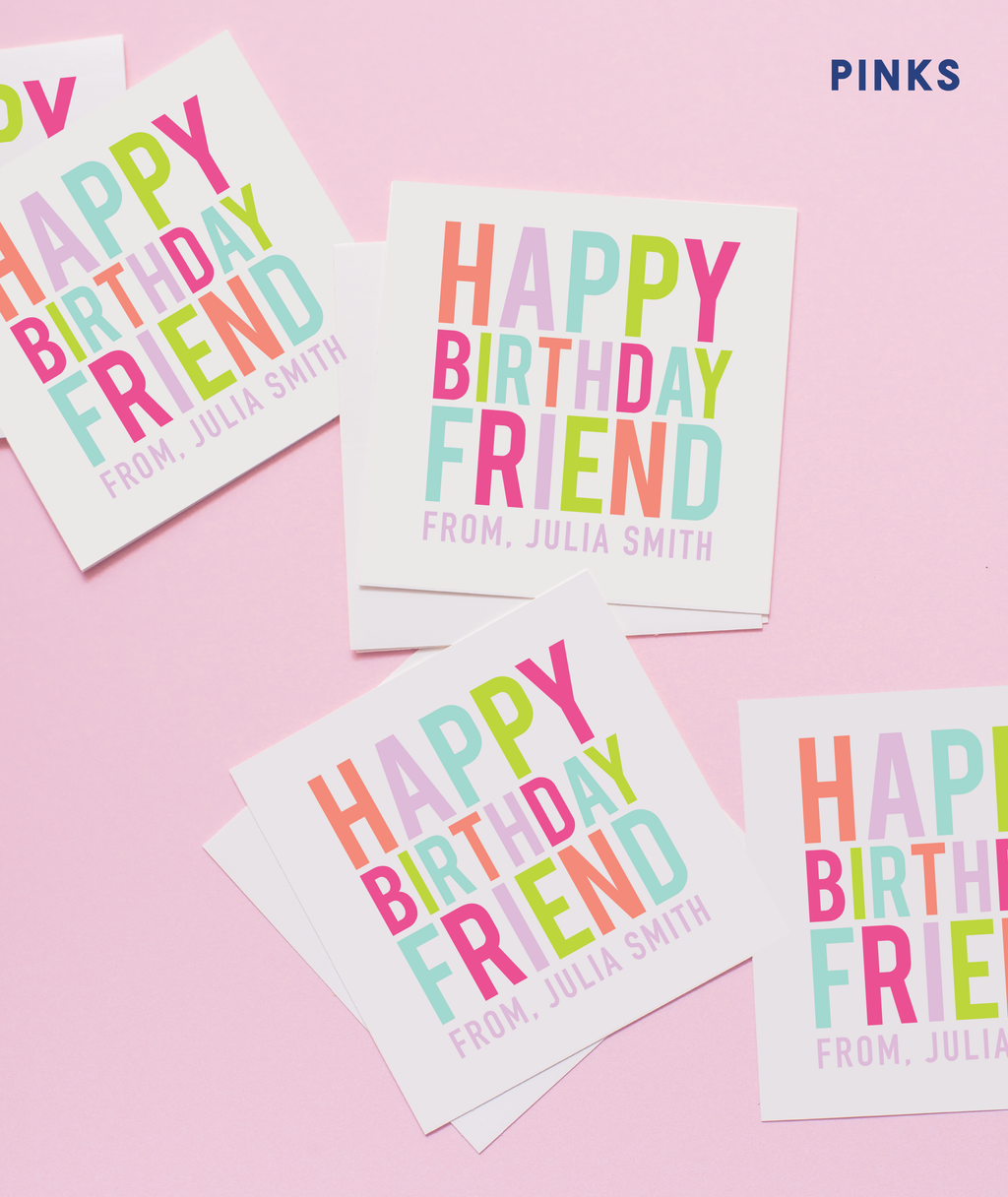 Happy Birthday Friend Stickers