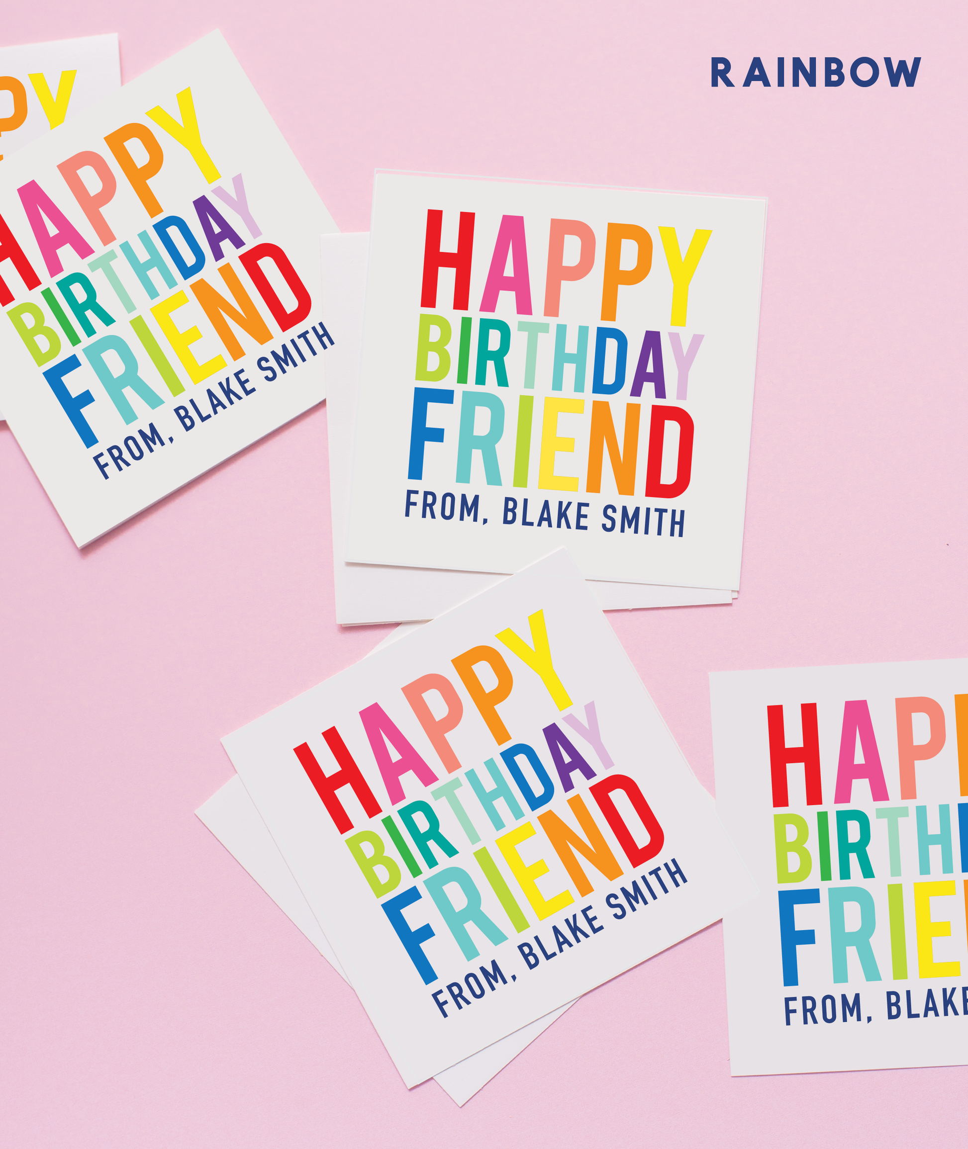 Happy Birthday Friend Stickers