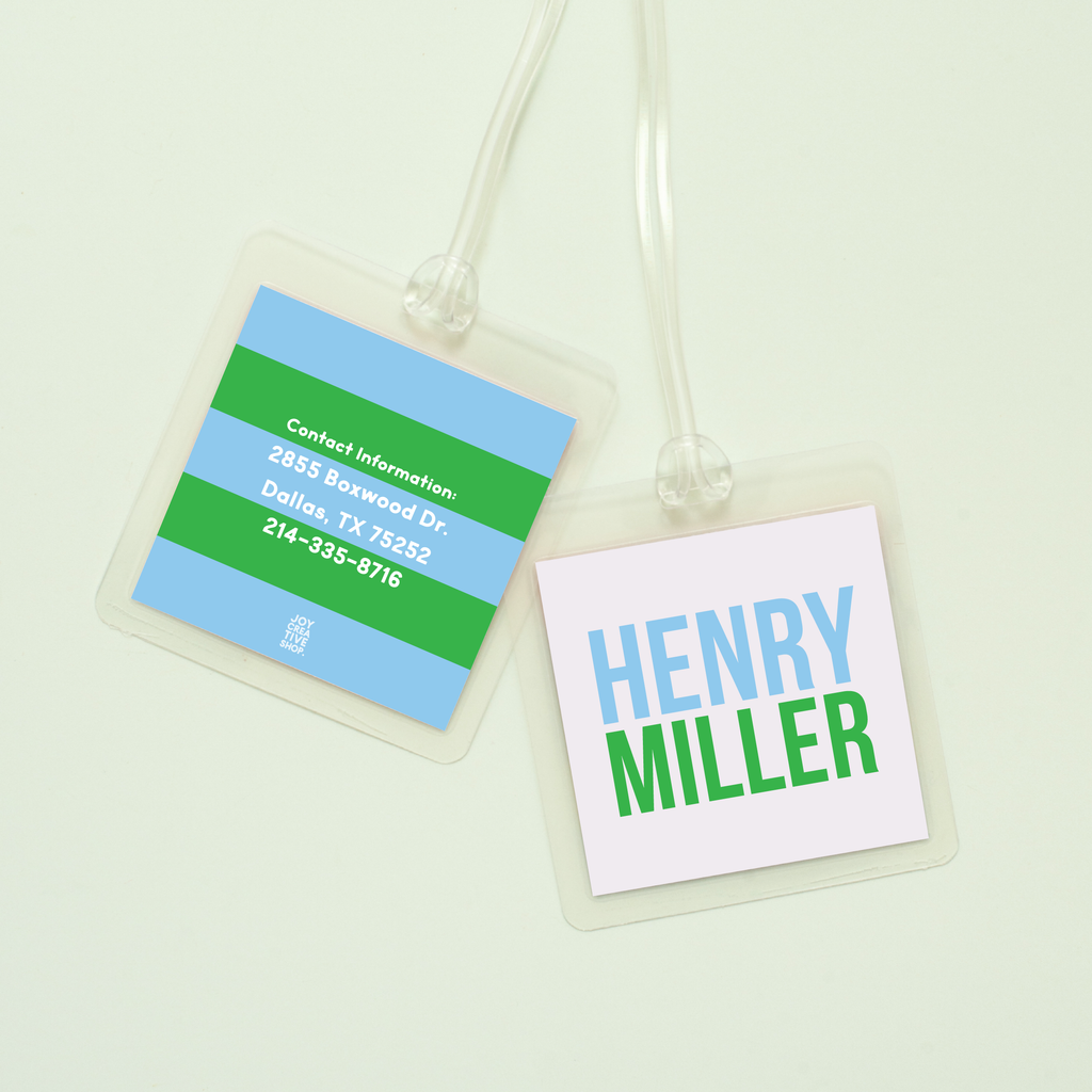 Personalized Bag Tag
