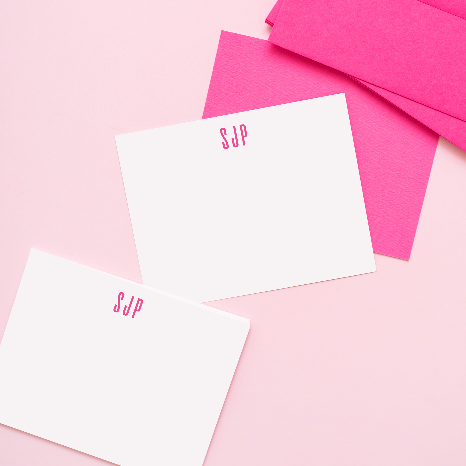 Simple Monogram Personalized Stationery - Joy Creative Shop