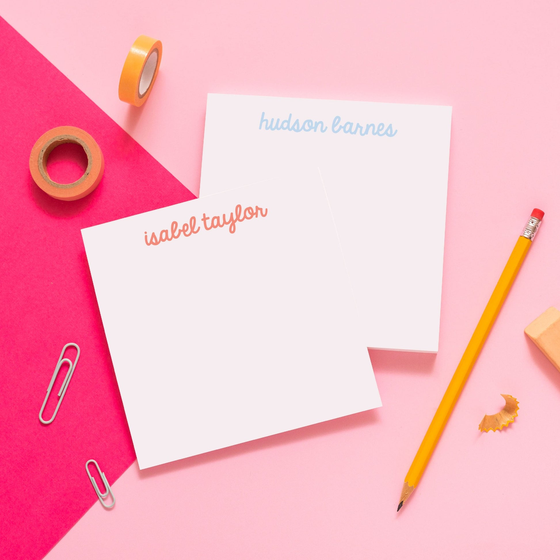 Script Personalized Notepad