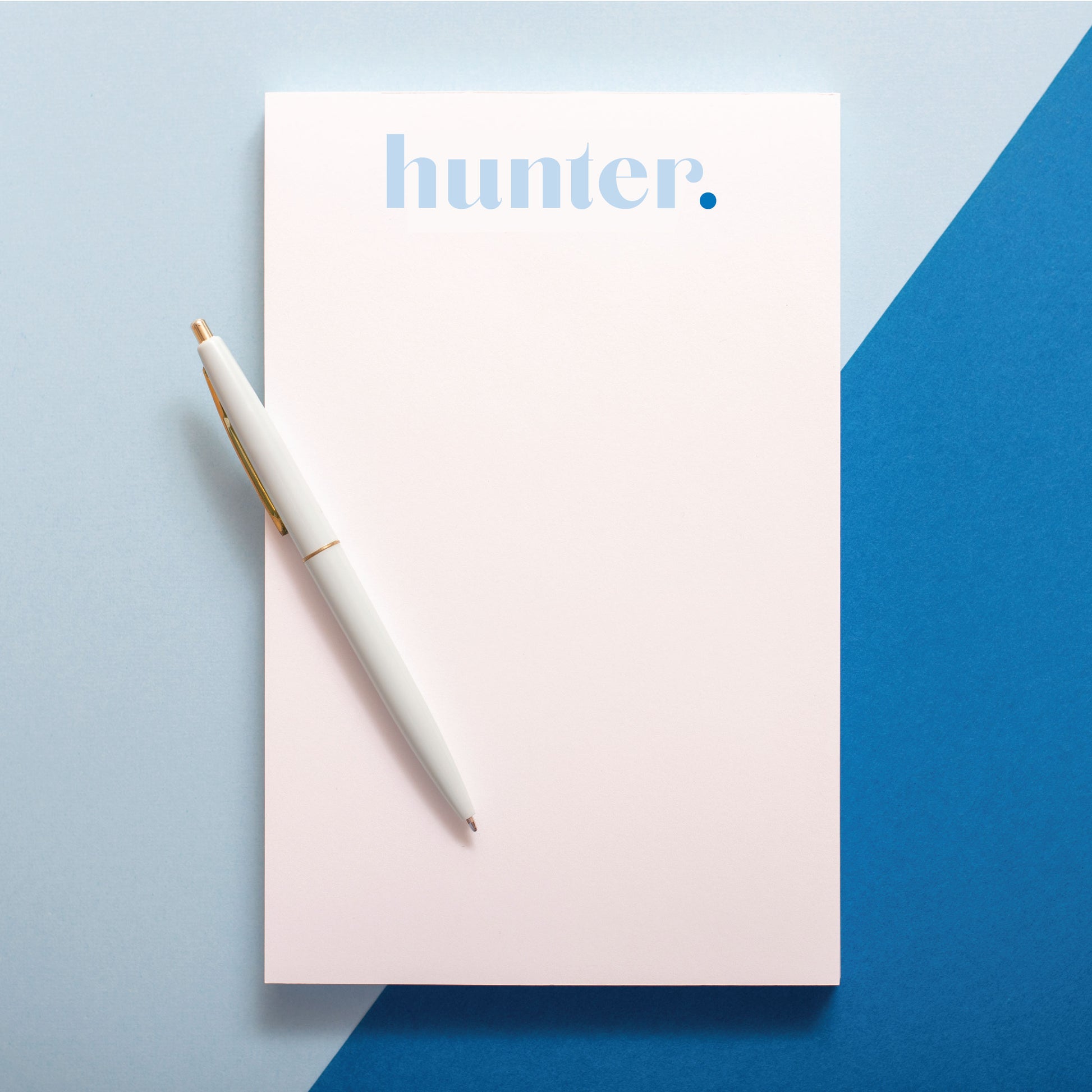 Cheerful Dot First Name Personalized Notepad
