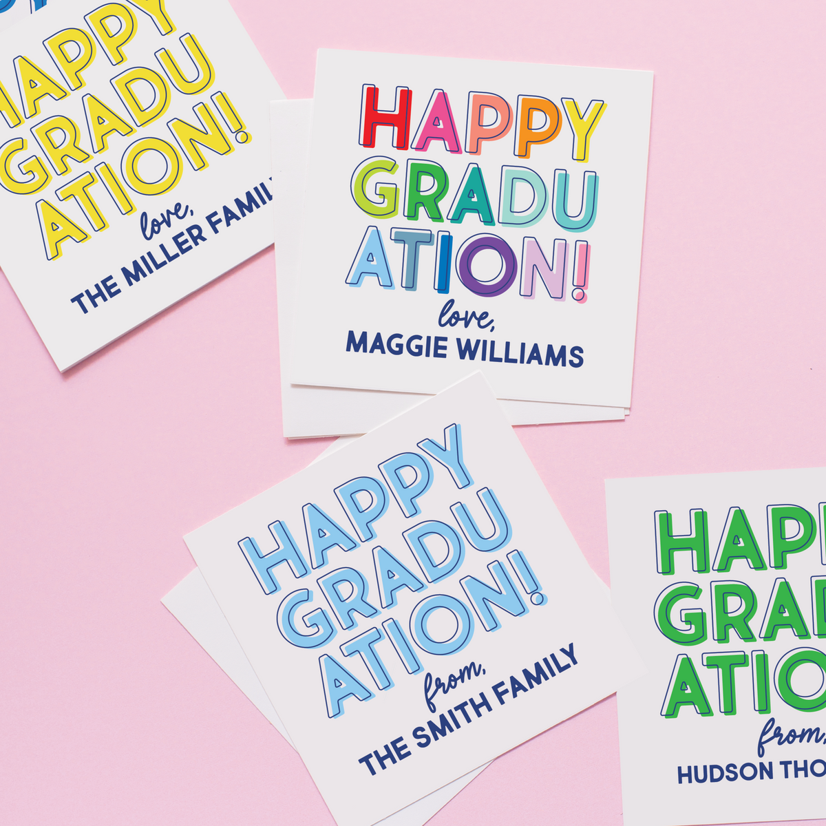 Happy Graduation Gift Stickers
