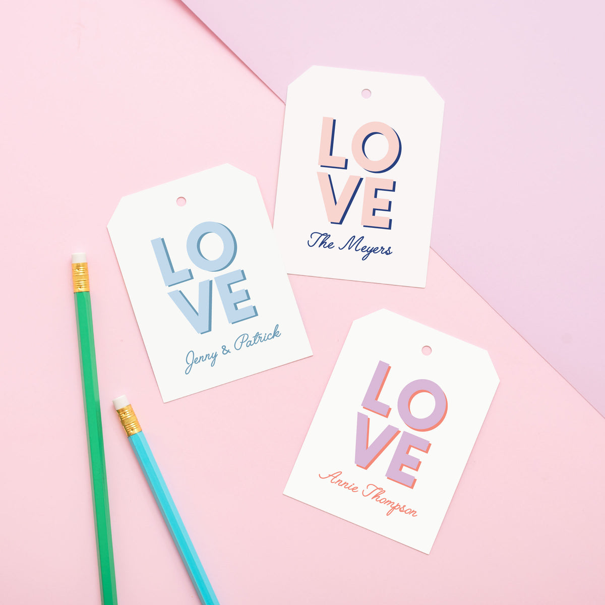 Love Name Gift Tags
