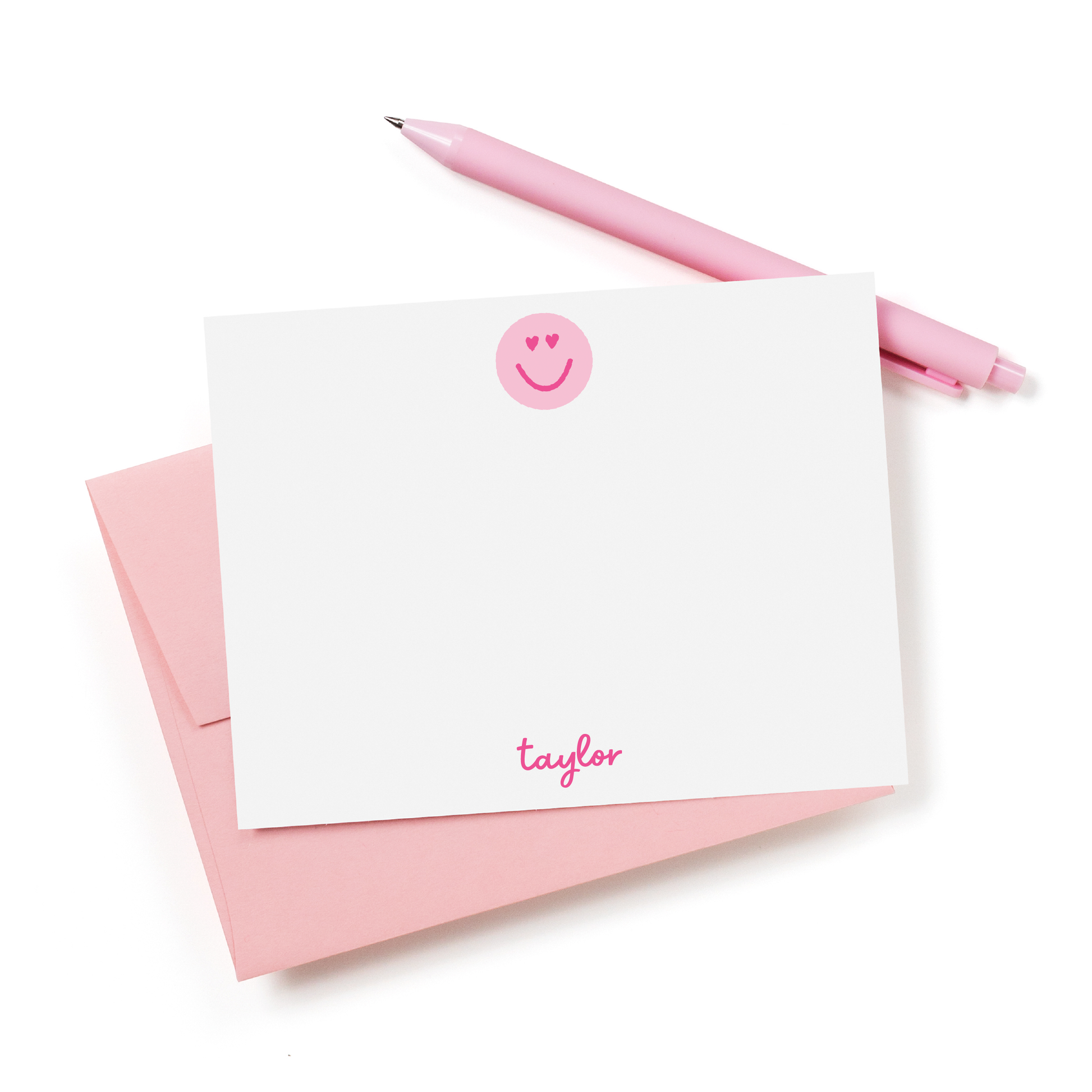 Heart Eyes Personalized Stationery