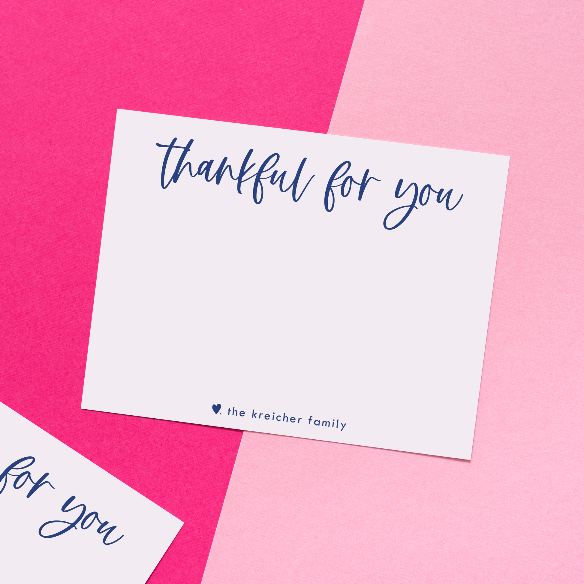 Thankful for You Personalized Stationery