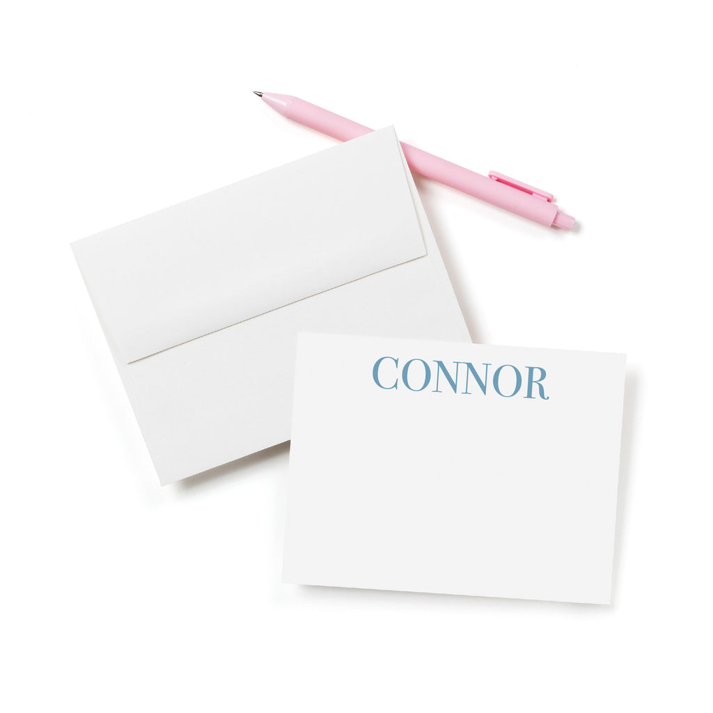Simple Serif Personalized Stationery